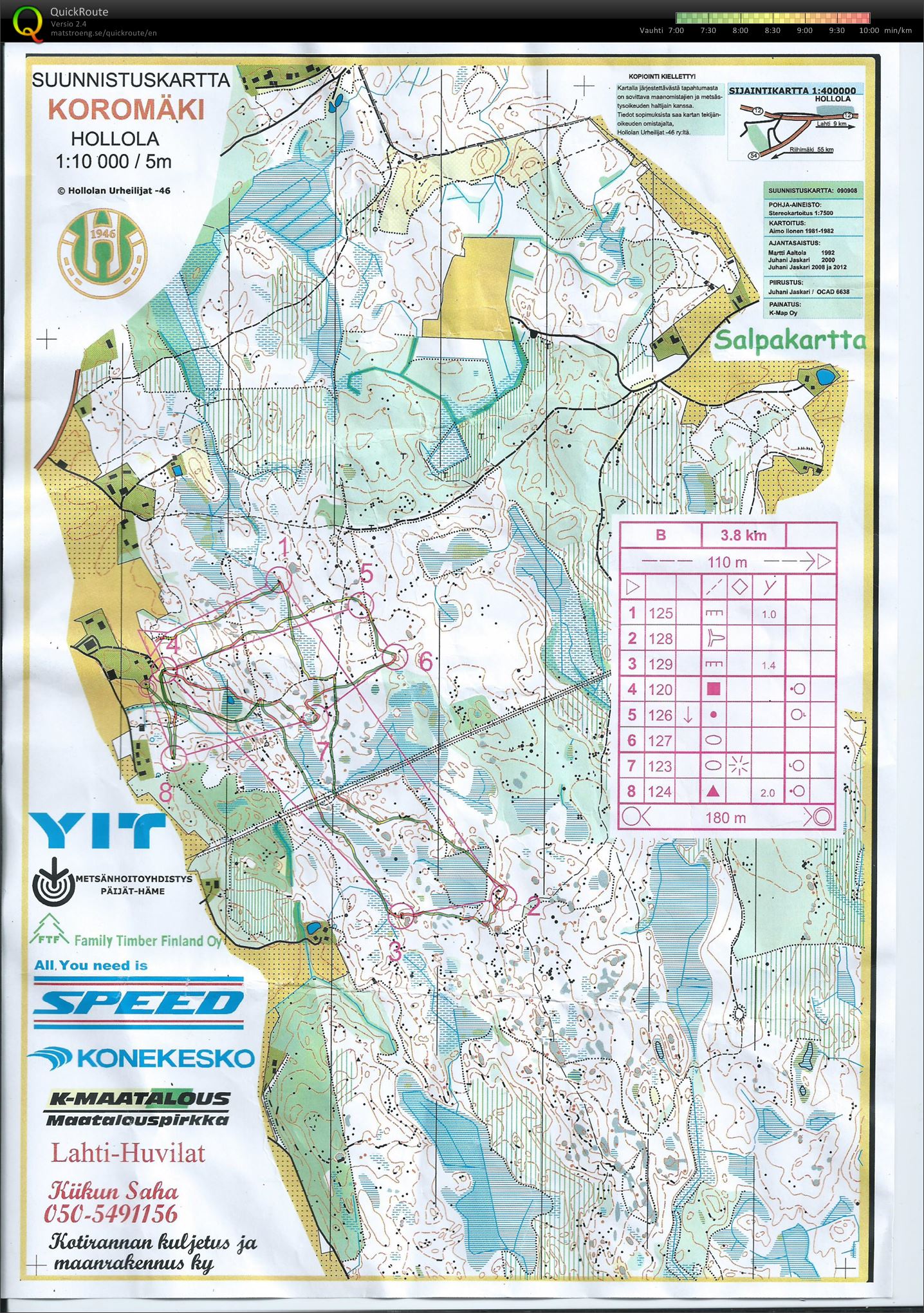 Yökuppi Koromäki B (01/10/2014)