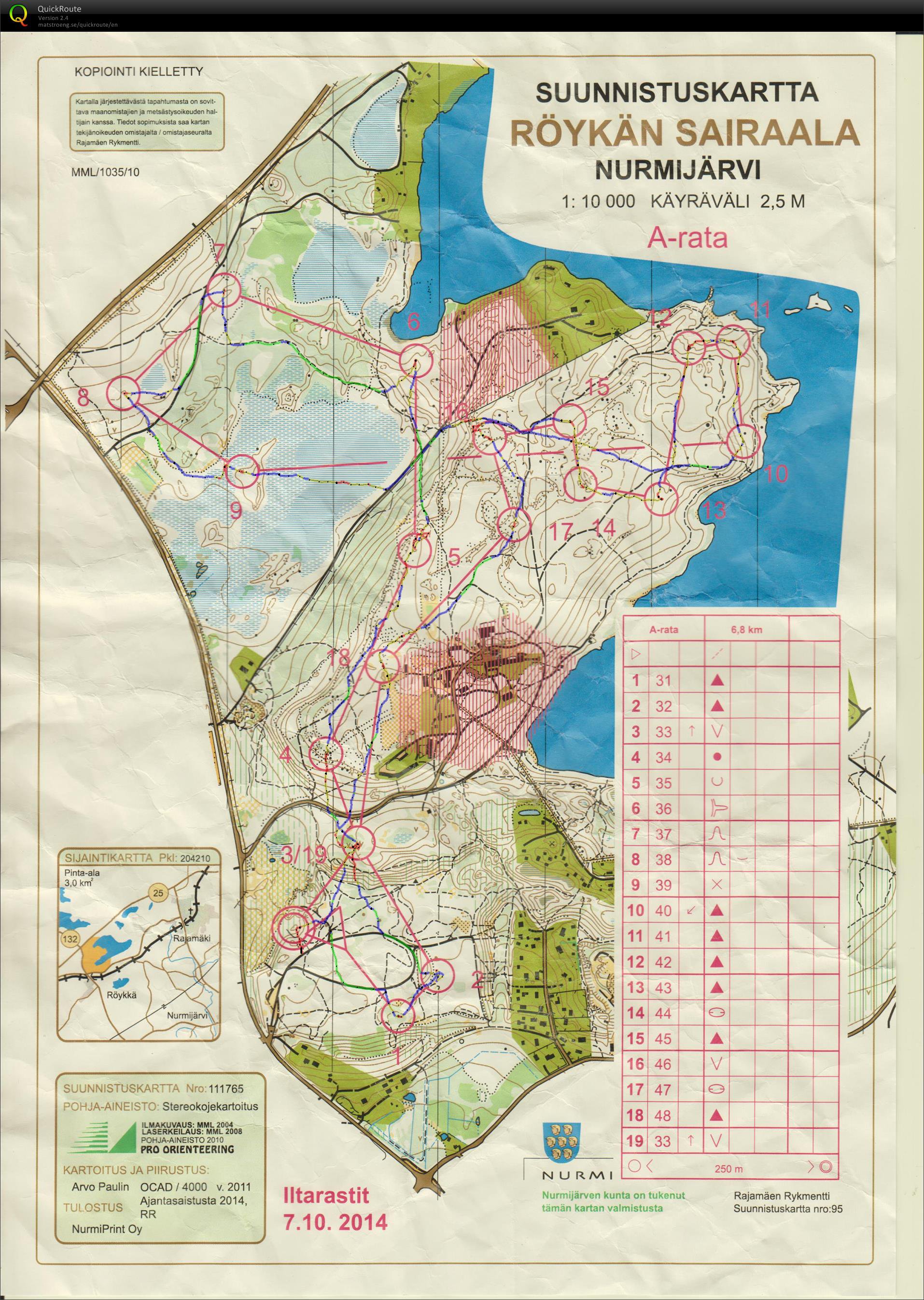 Nurmijärven iltarasti, night (07/10/2014)