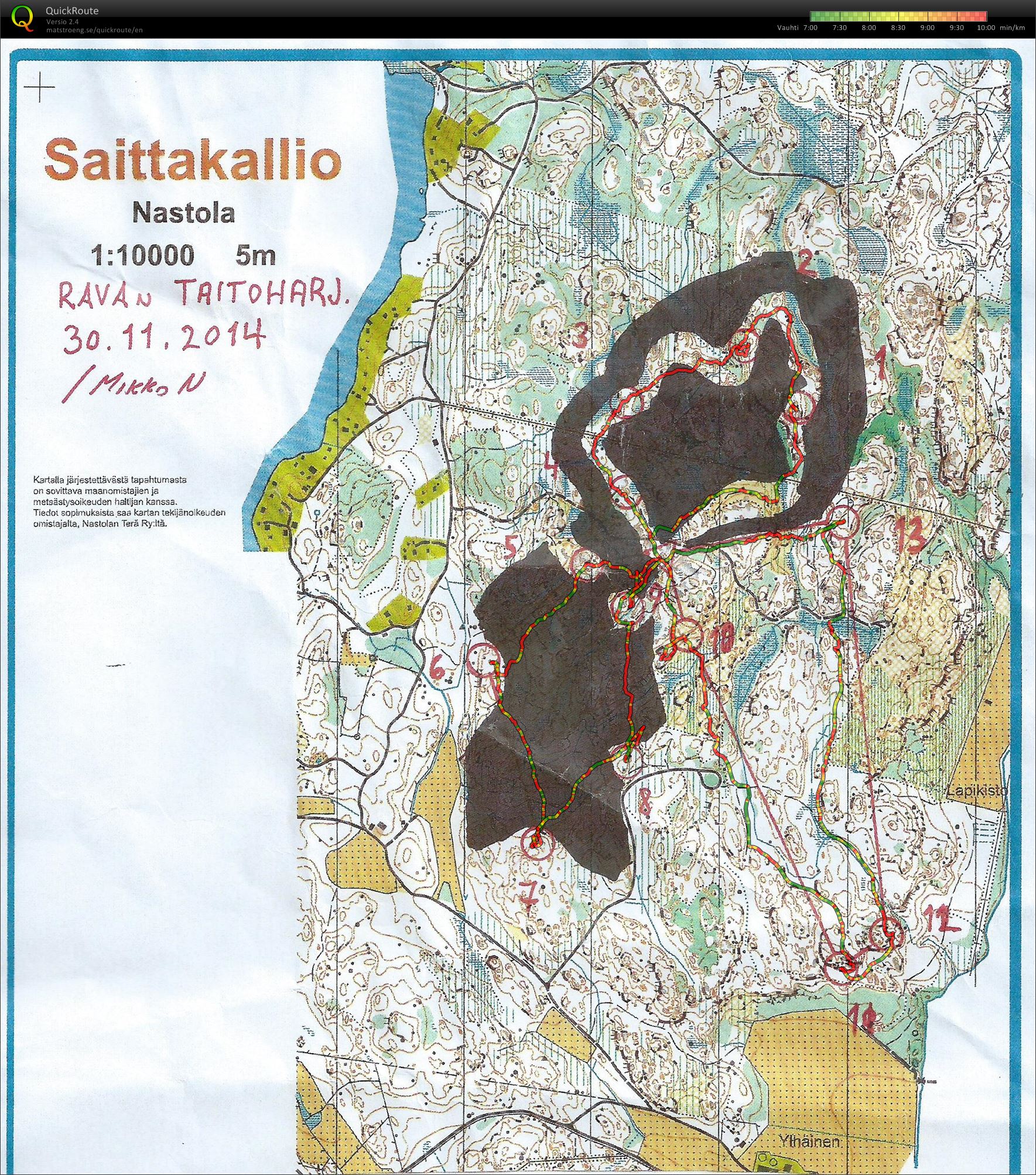 Taitoharjoitus eri teemoilla (30/11/2014)