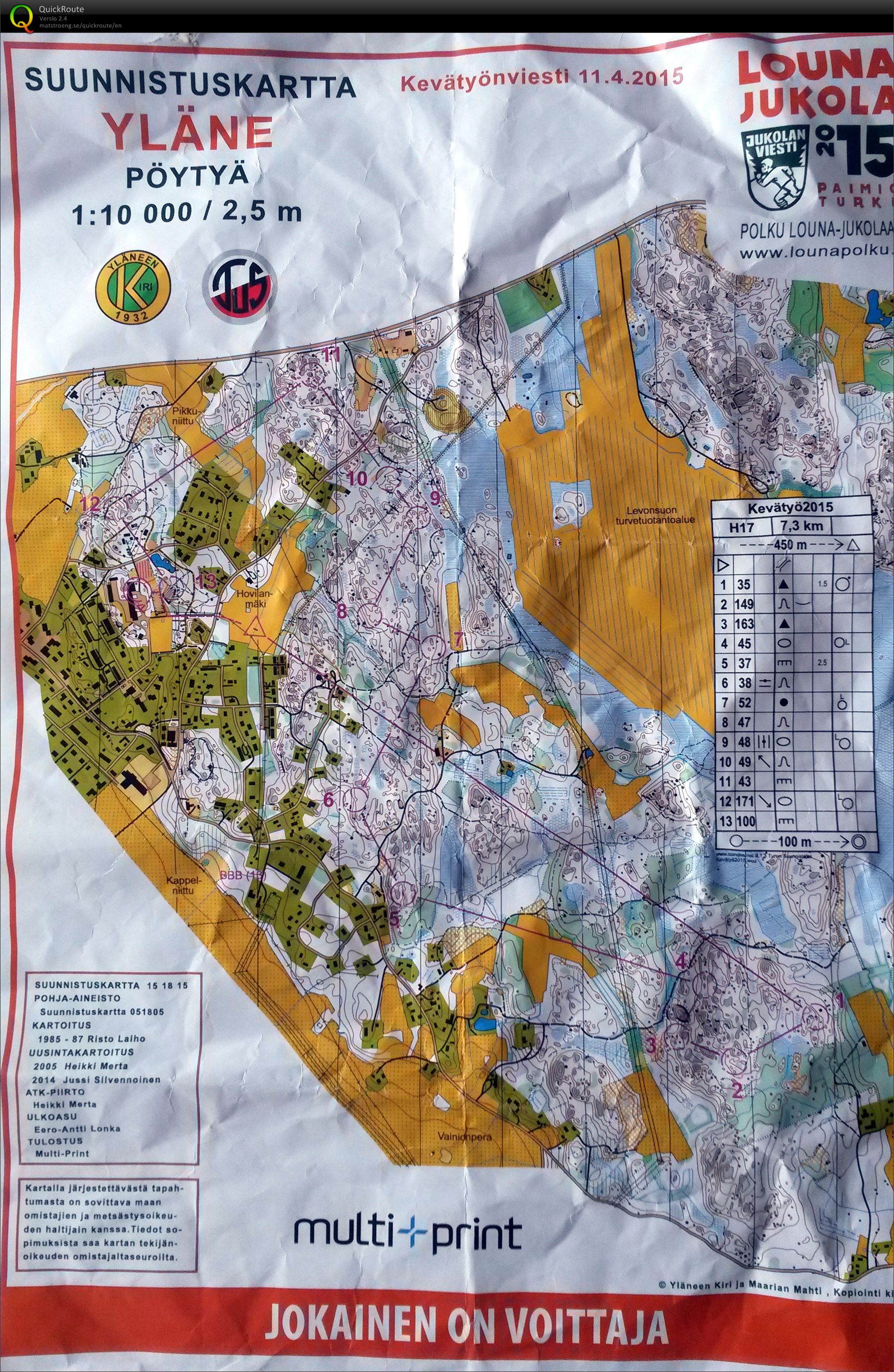 Kevätyönviesti Yläne (11/04/2015)