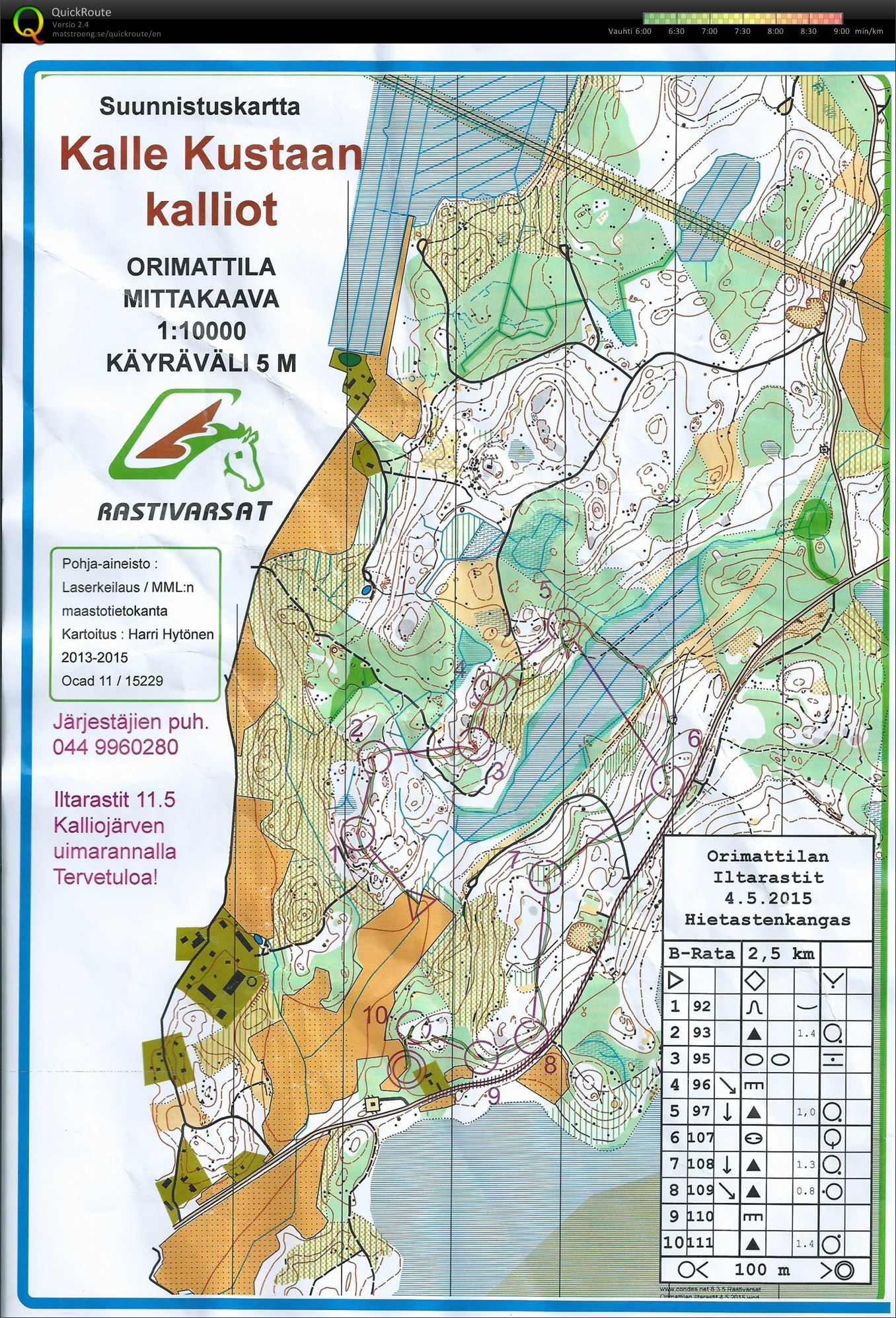 Iltarastit Maken maili (04/05/2015)