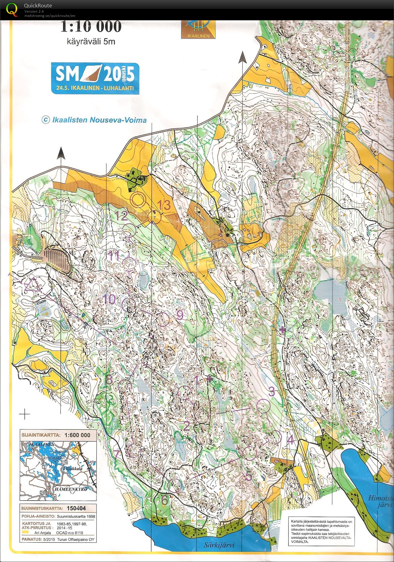 SM-keskimatka 2015 finaali (24/05/2015)