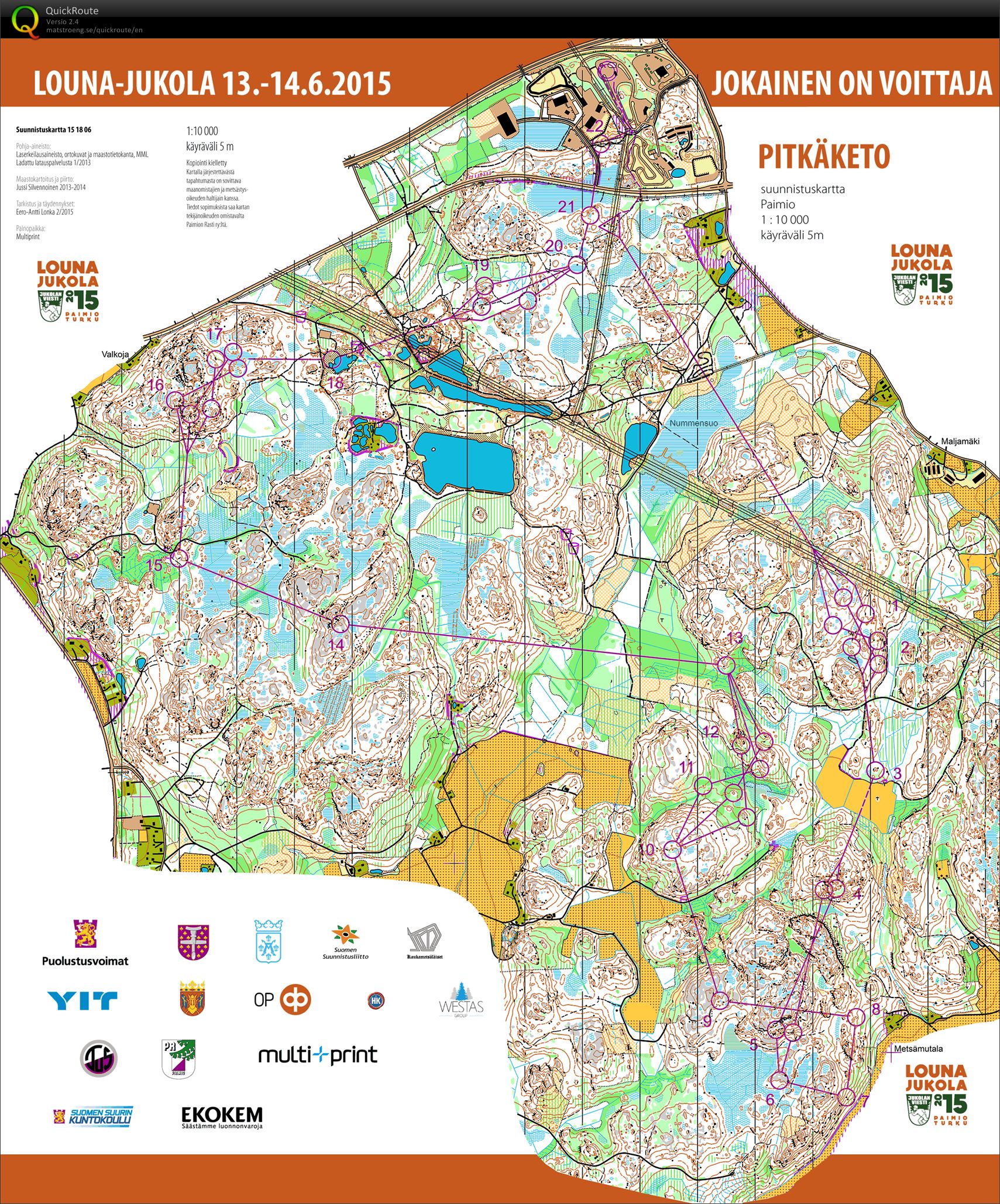 Louna-Jukola 1. osuus (13/06/2015)