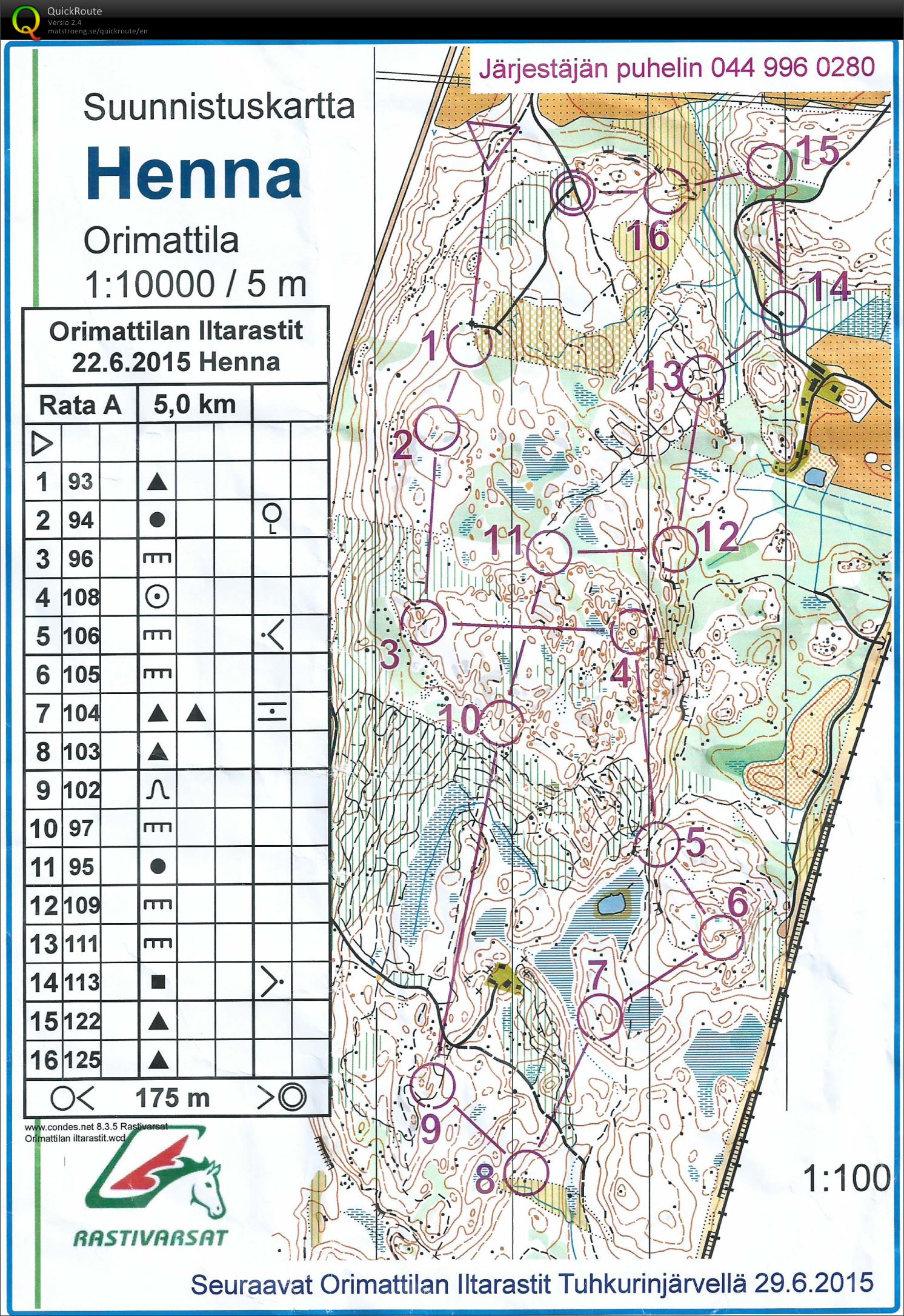 Iltarastit Henna (22/06/2015)