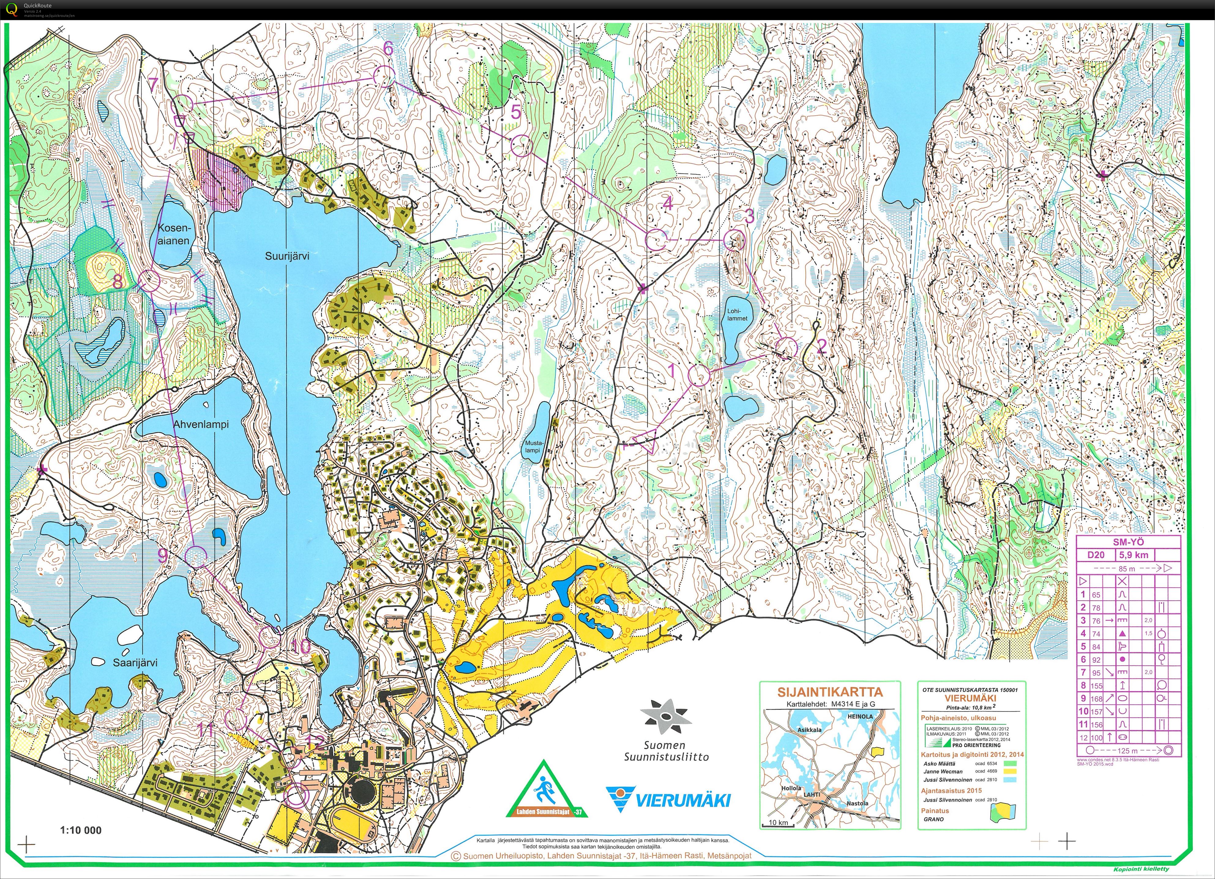 SM-yö D20 (26/09/2015)