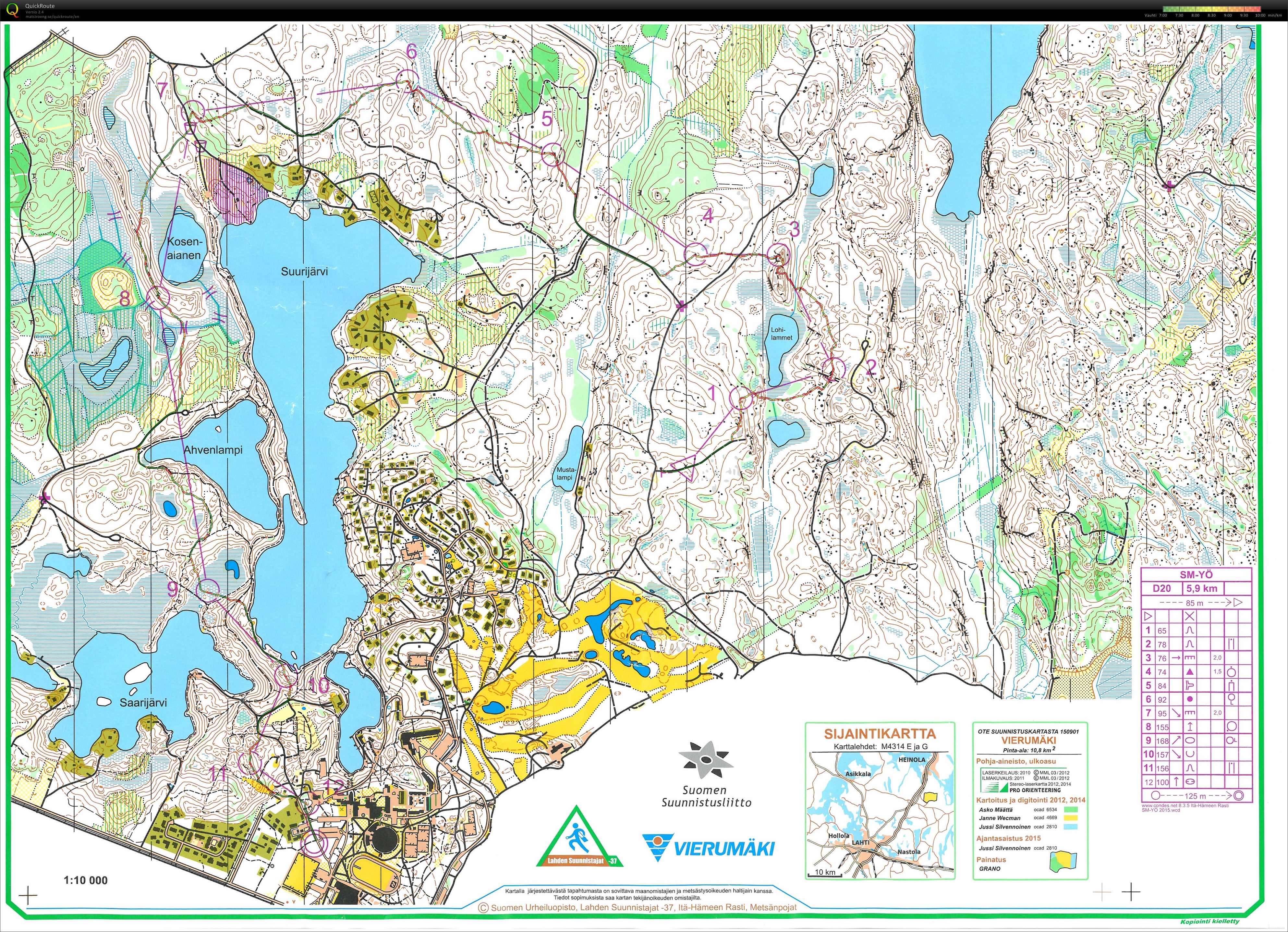 SM-yö D20 (26/09/2015)