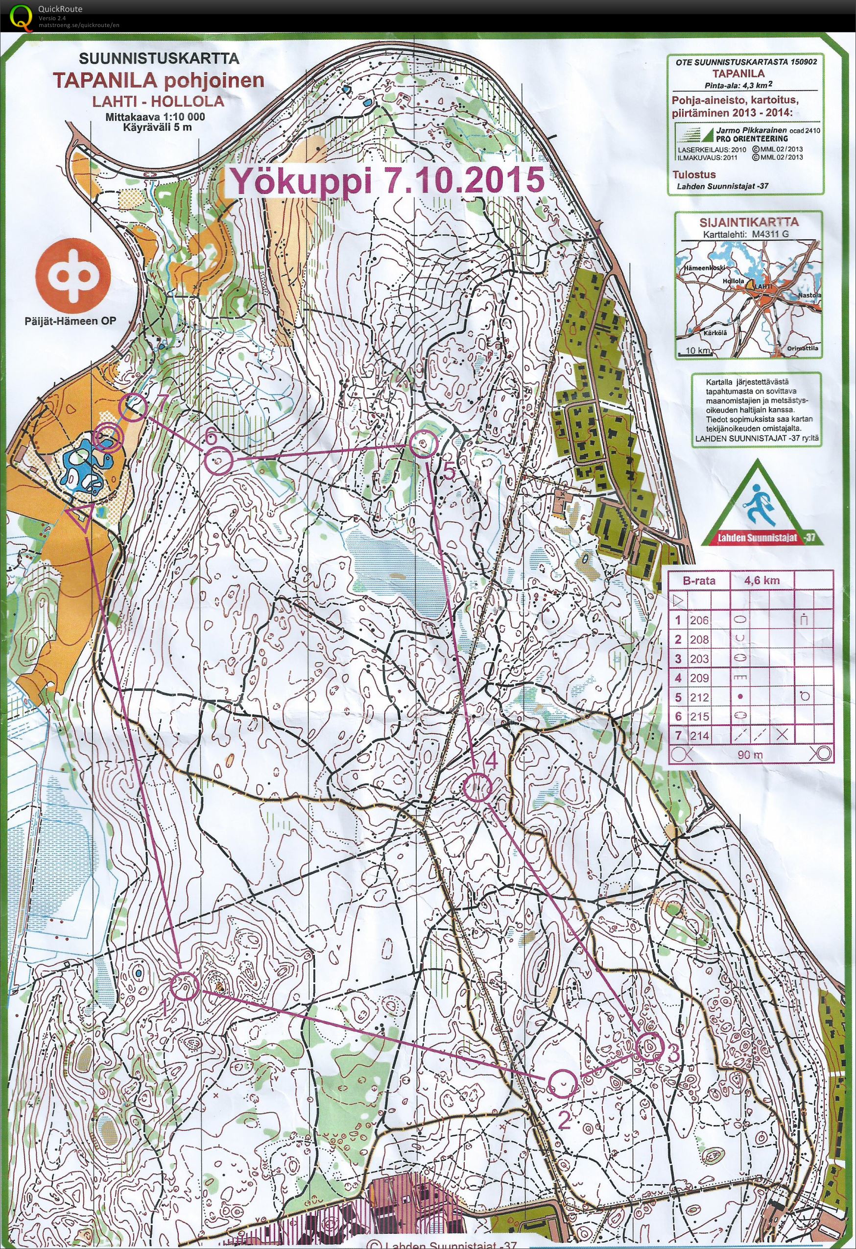 Yökuppi 10/15 (07/10/2015)