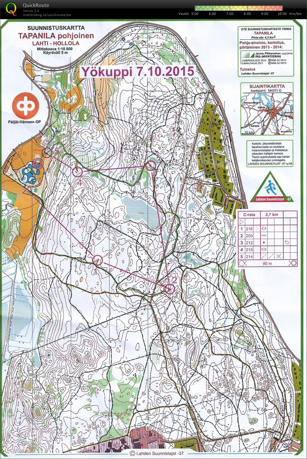 Yökuppi (07/10/2015)