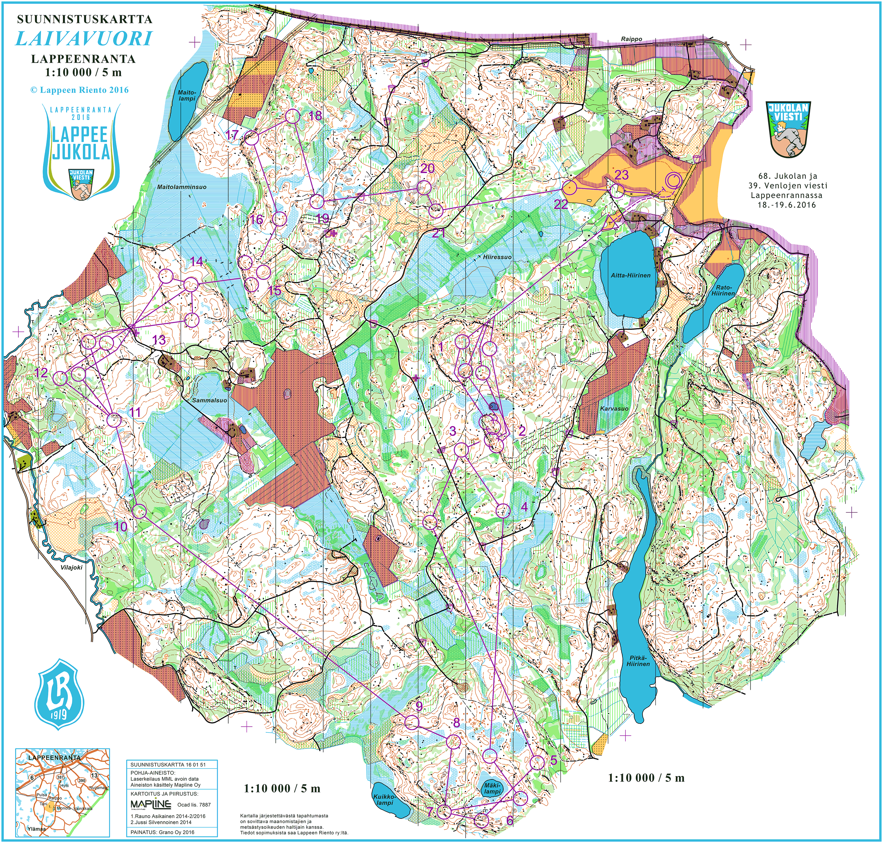Jukolan viesti 6. osuus (2016-06-19)