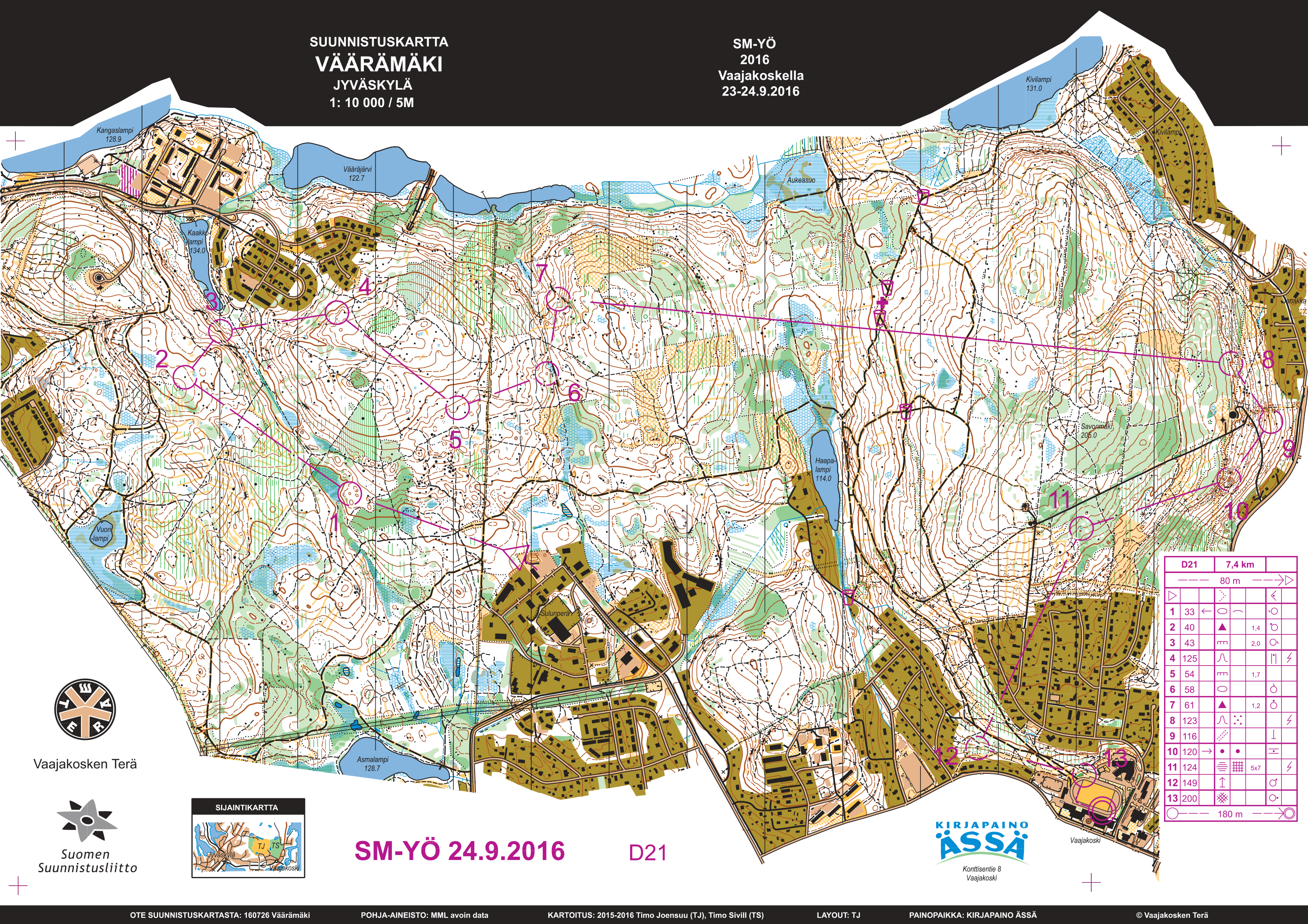 SM-yö D21 (24/09/2016)