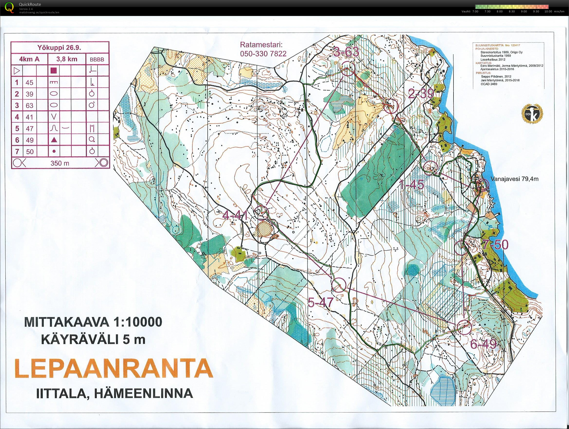Yökuppi Lepaanranta (26-09-2016)