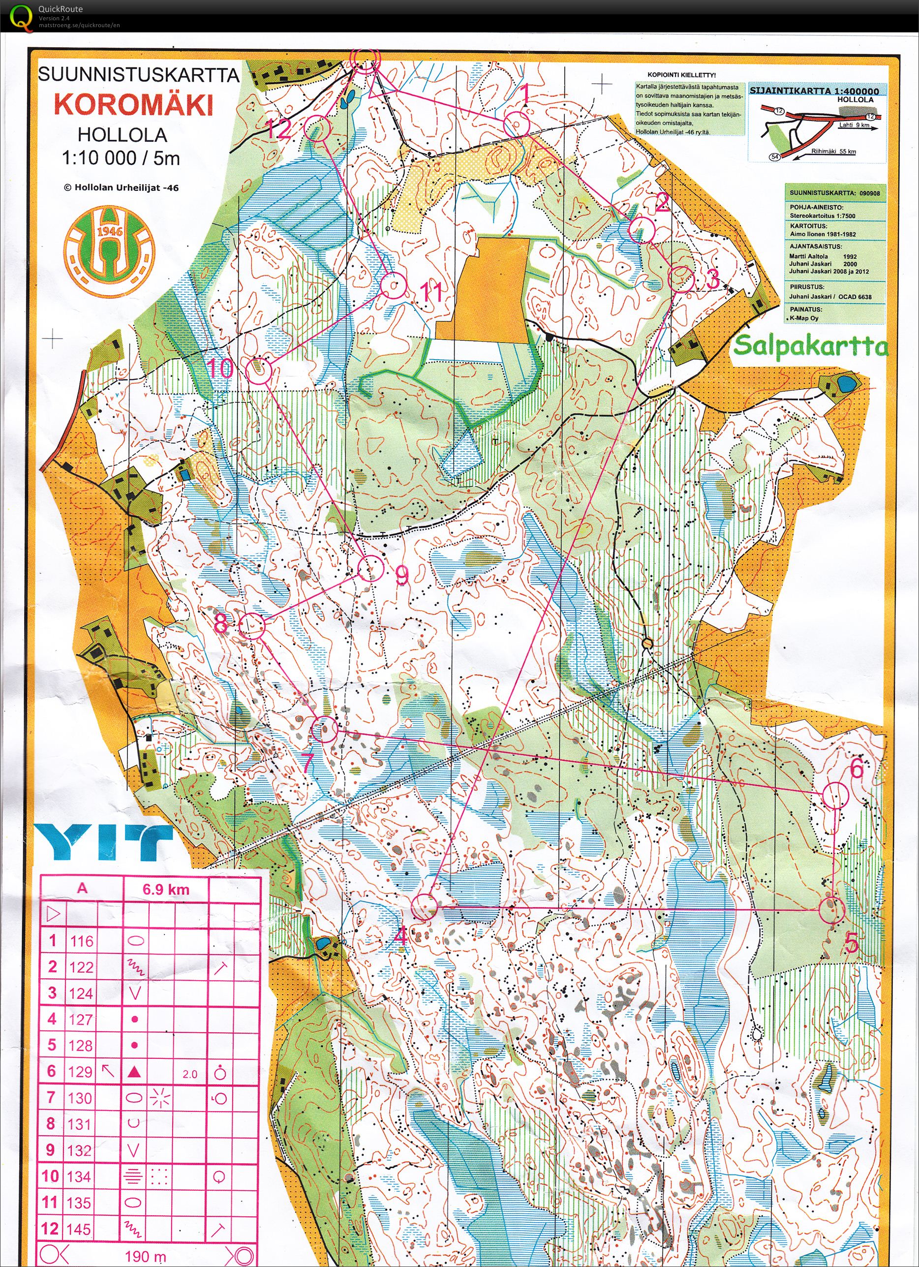 Hu-46 iltarastit (22.07.2012)