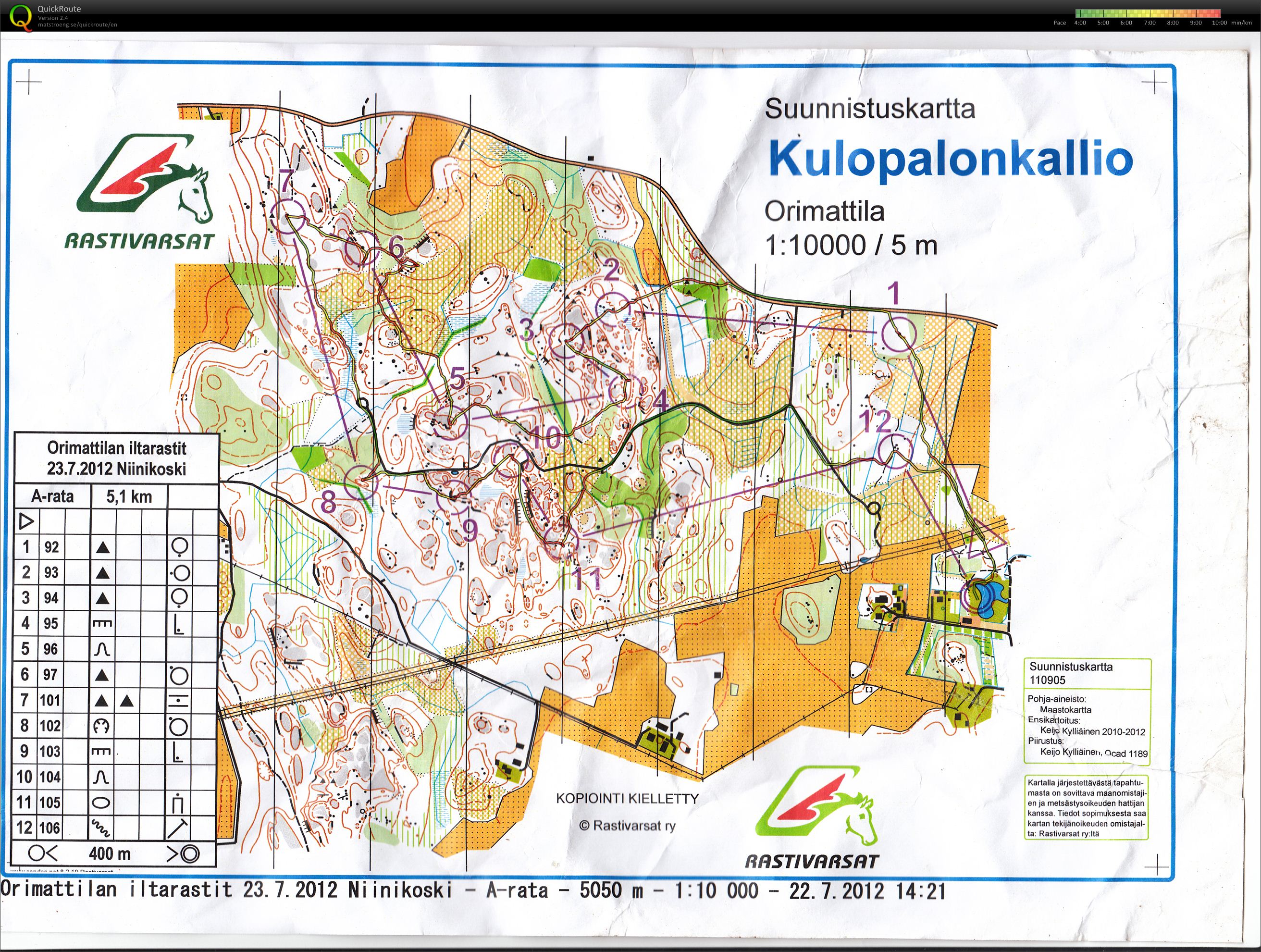 RaVan iltarastit (2012-07-23)