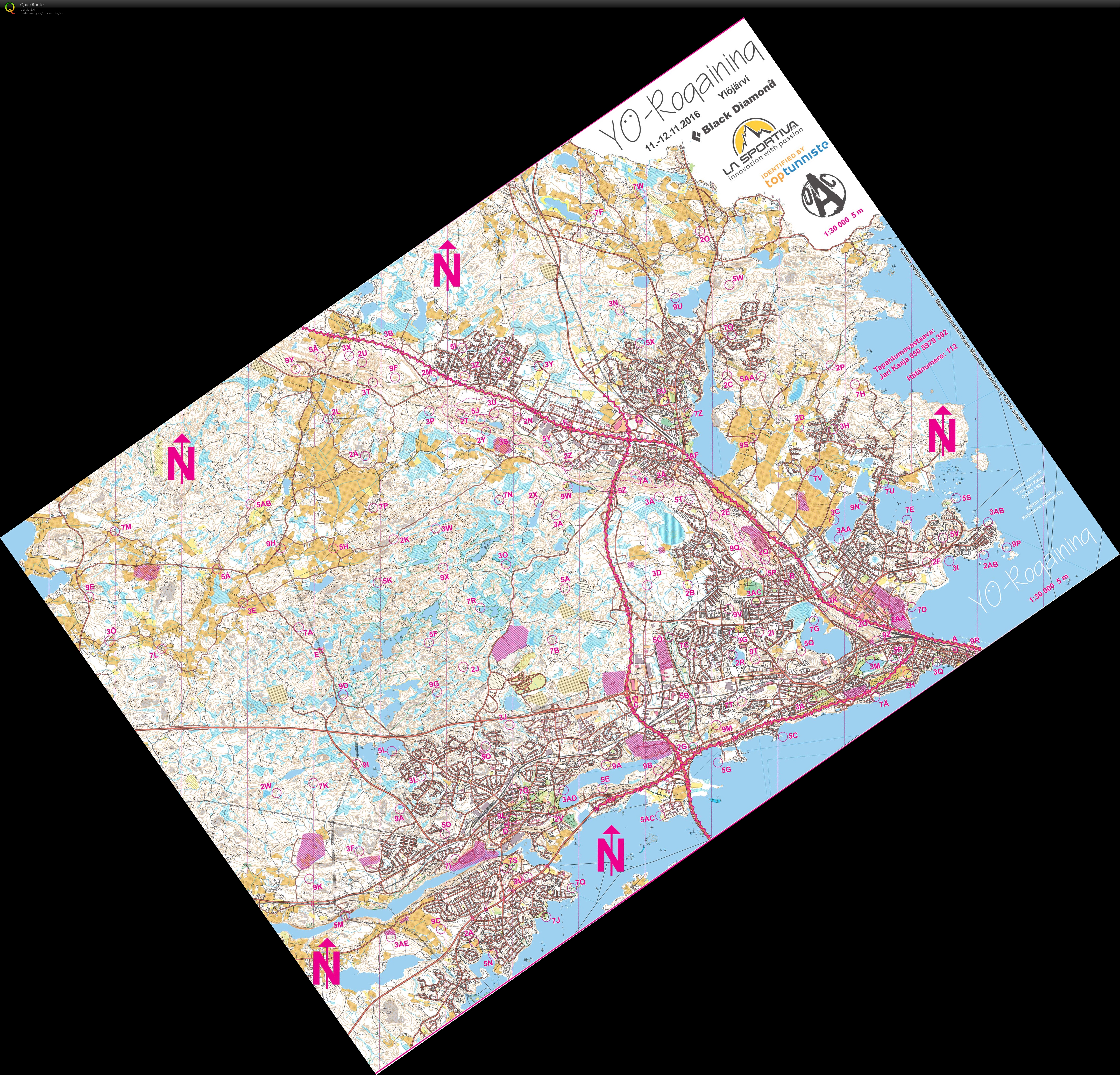 Yö-rogaining (11-11-2016)