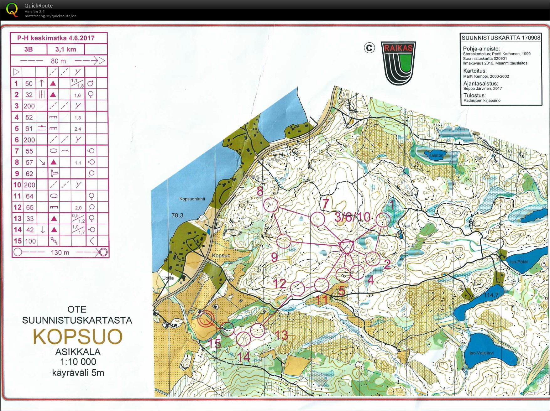 Aam-keskimatka (04/06/2017)