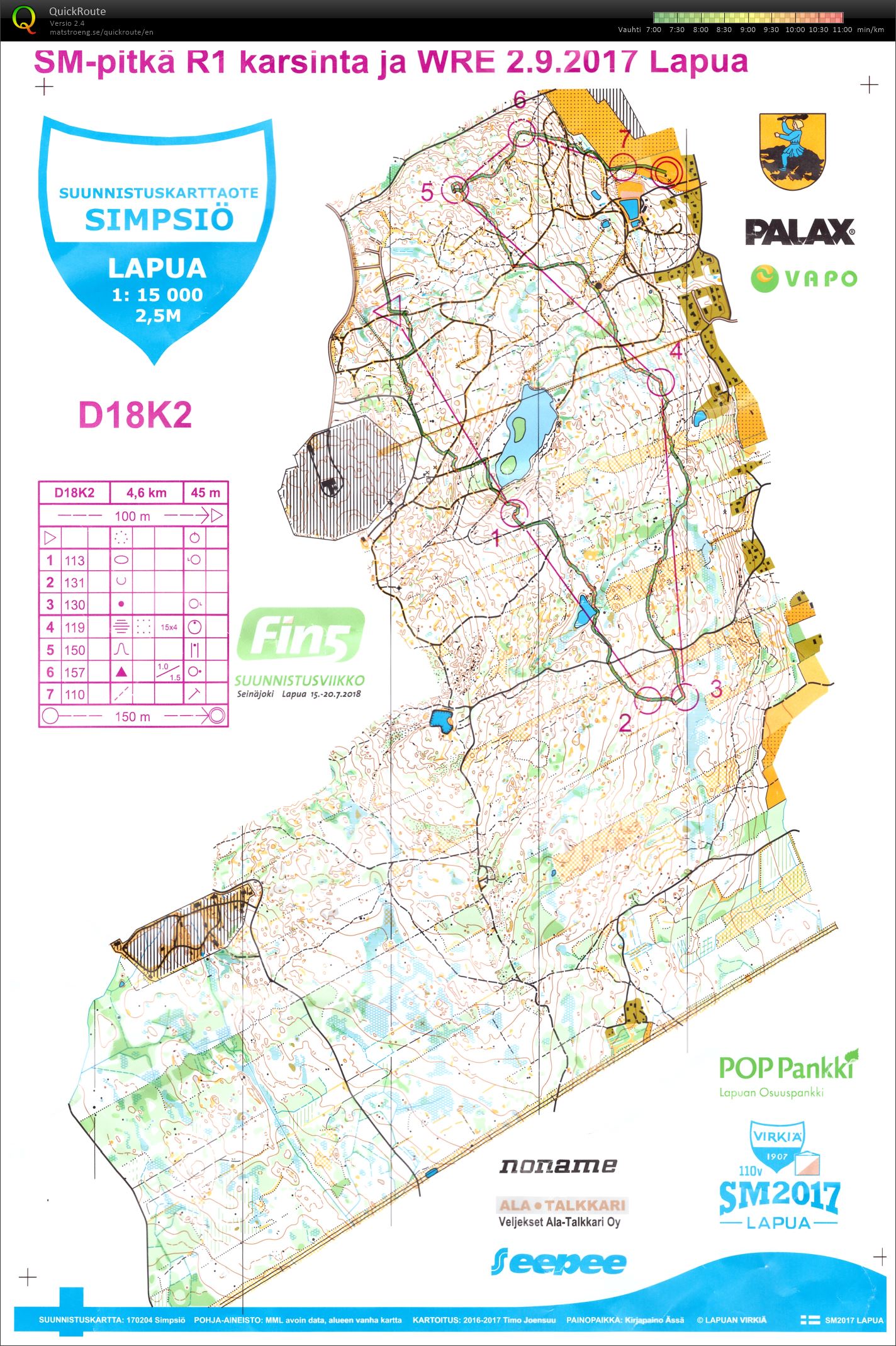 SM-pitkä, karsinta (02/09/2017)