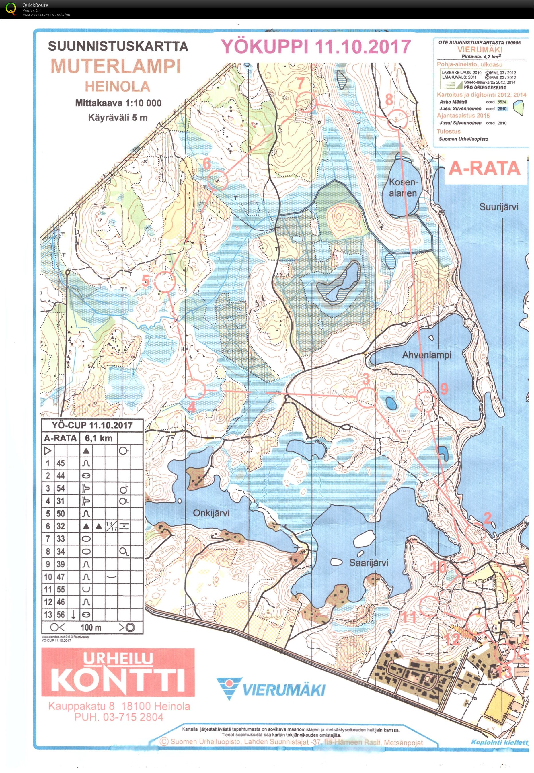 Yökuppi 10/17 (11/10/2017)