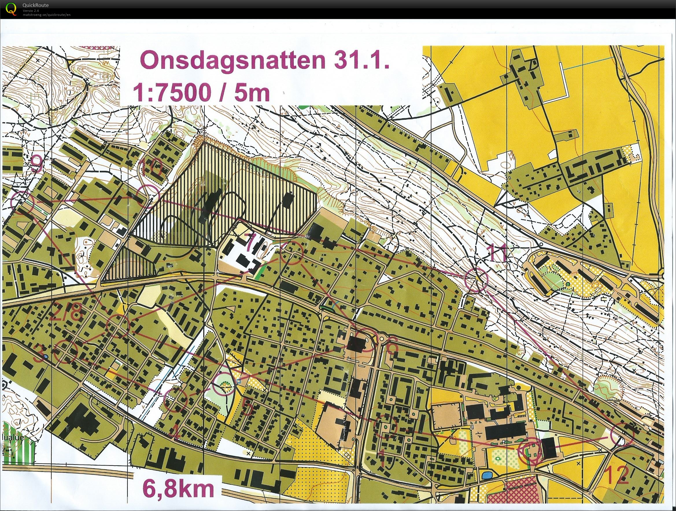 Korttelisuunnistus Kangasala (31-01-2018)