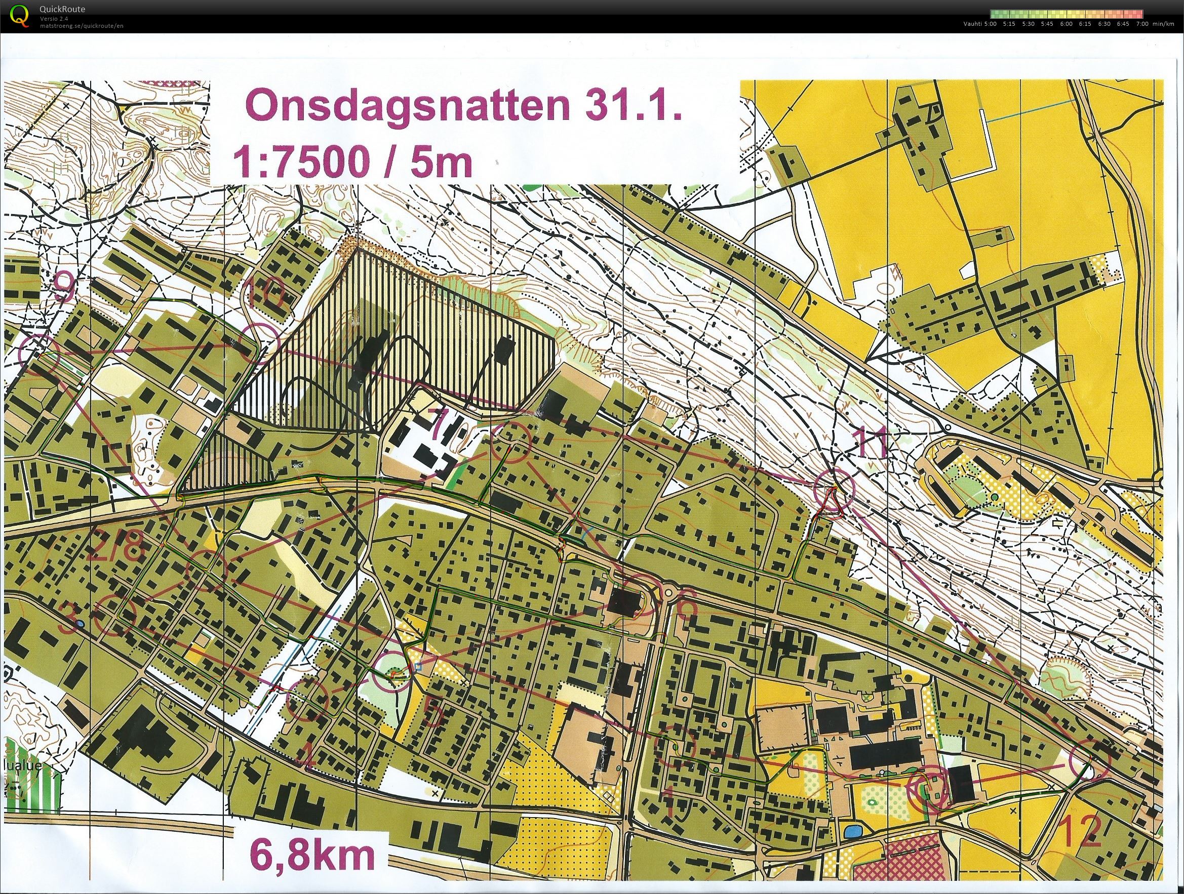 Korttelisuunnistus Kangasala (31-01-2018)