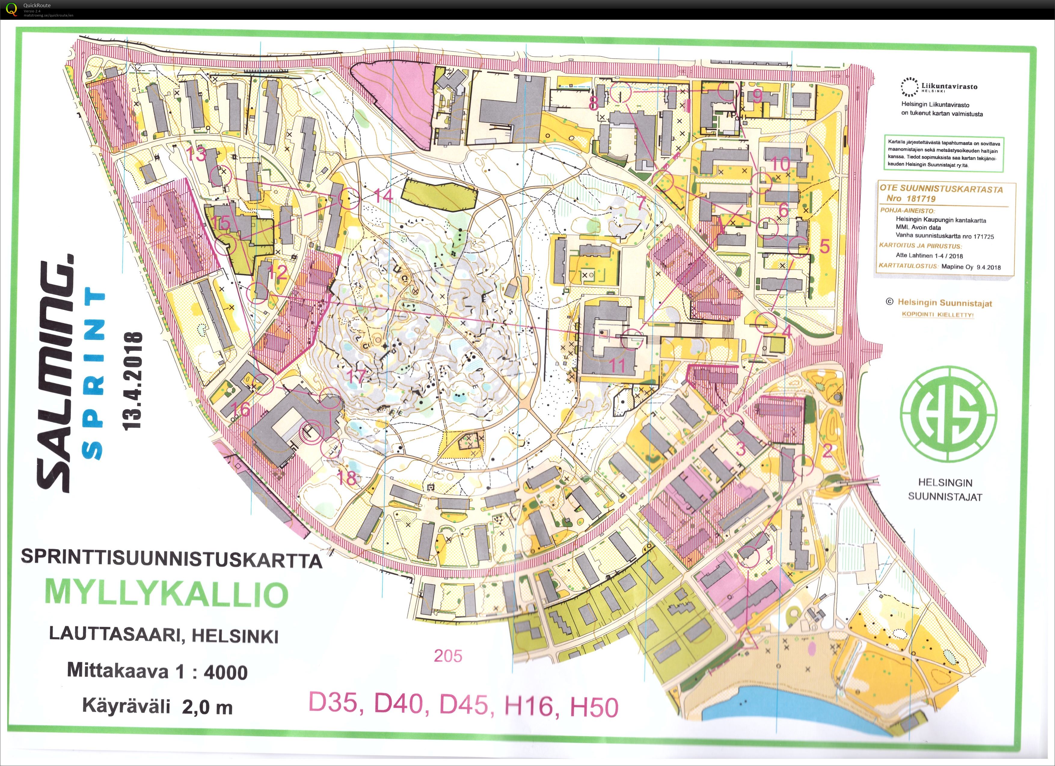 Salming Sprint (13/04/2018)