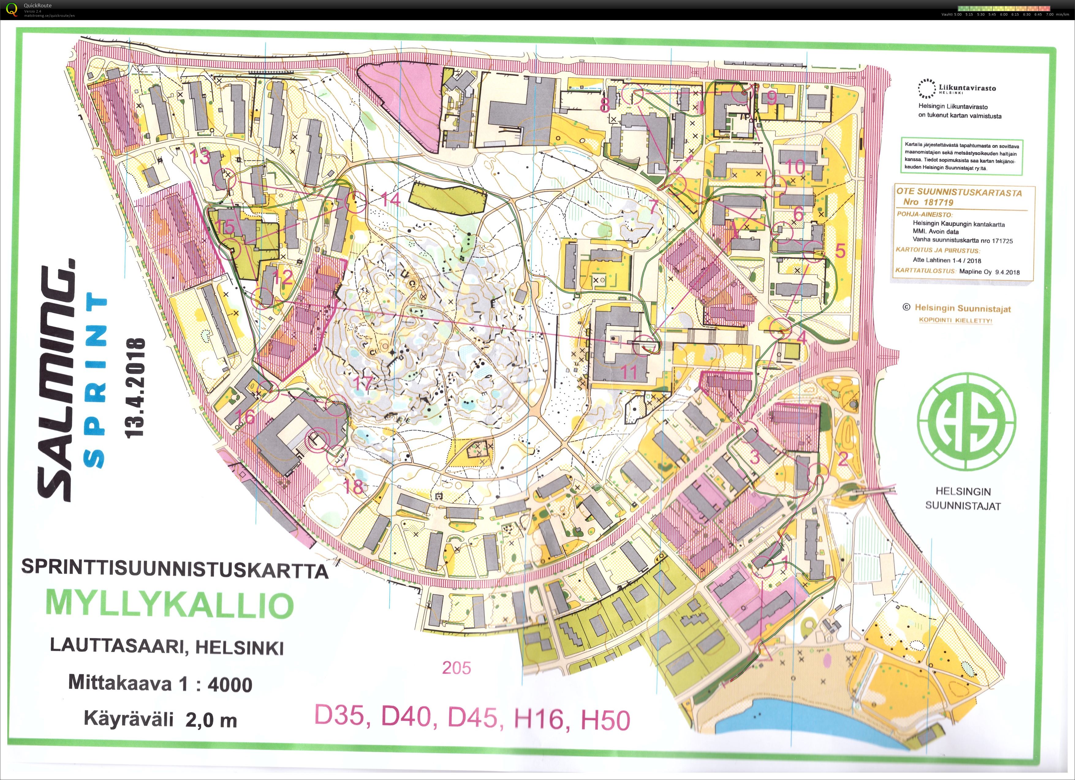 Salming Sprint (13/04/2018)