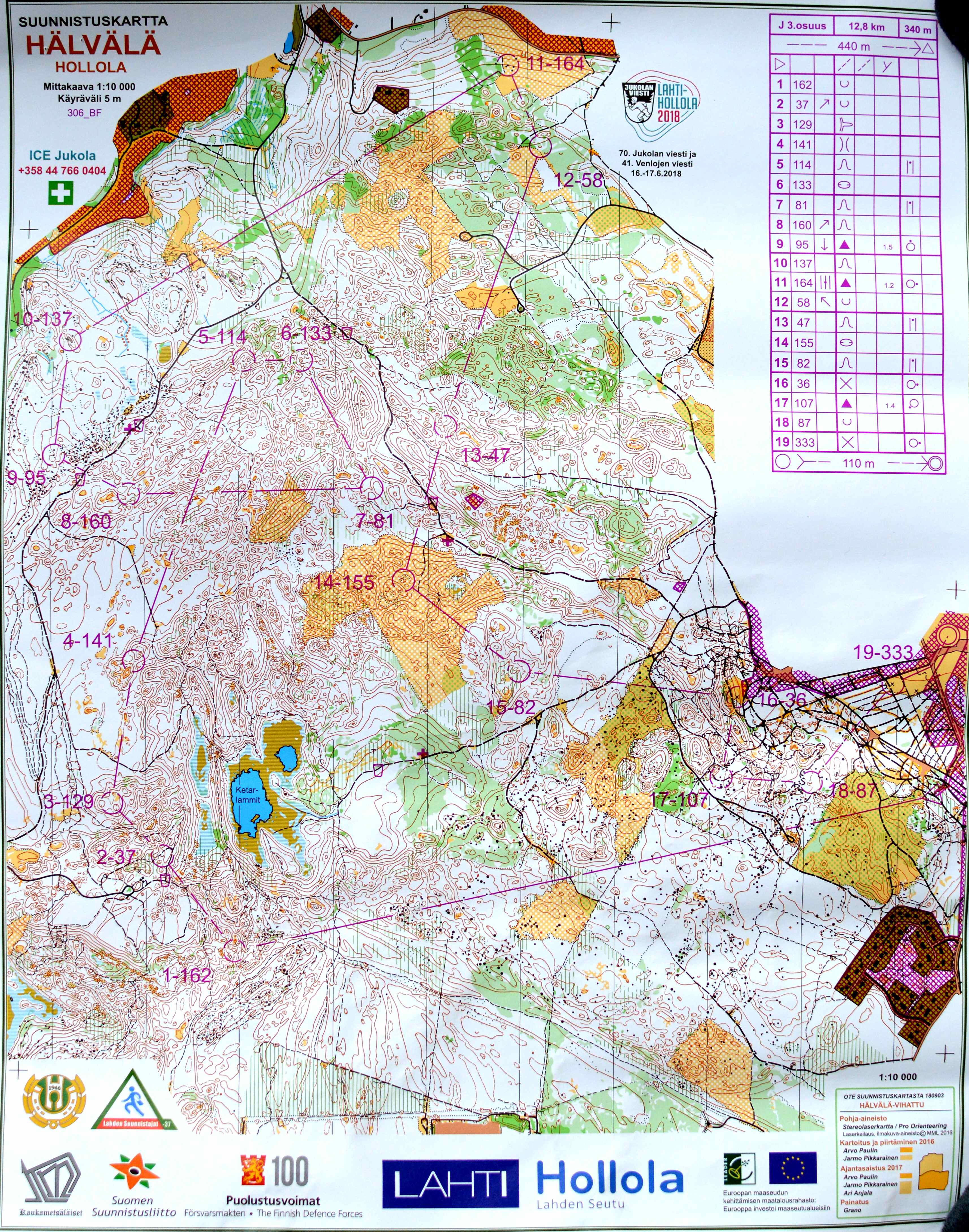 Jukola 2018 leg 3 (2018-06-16)