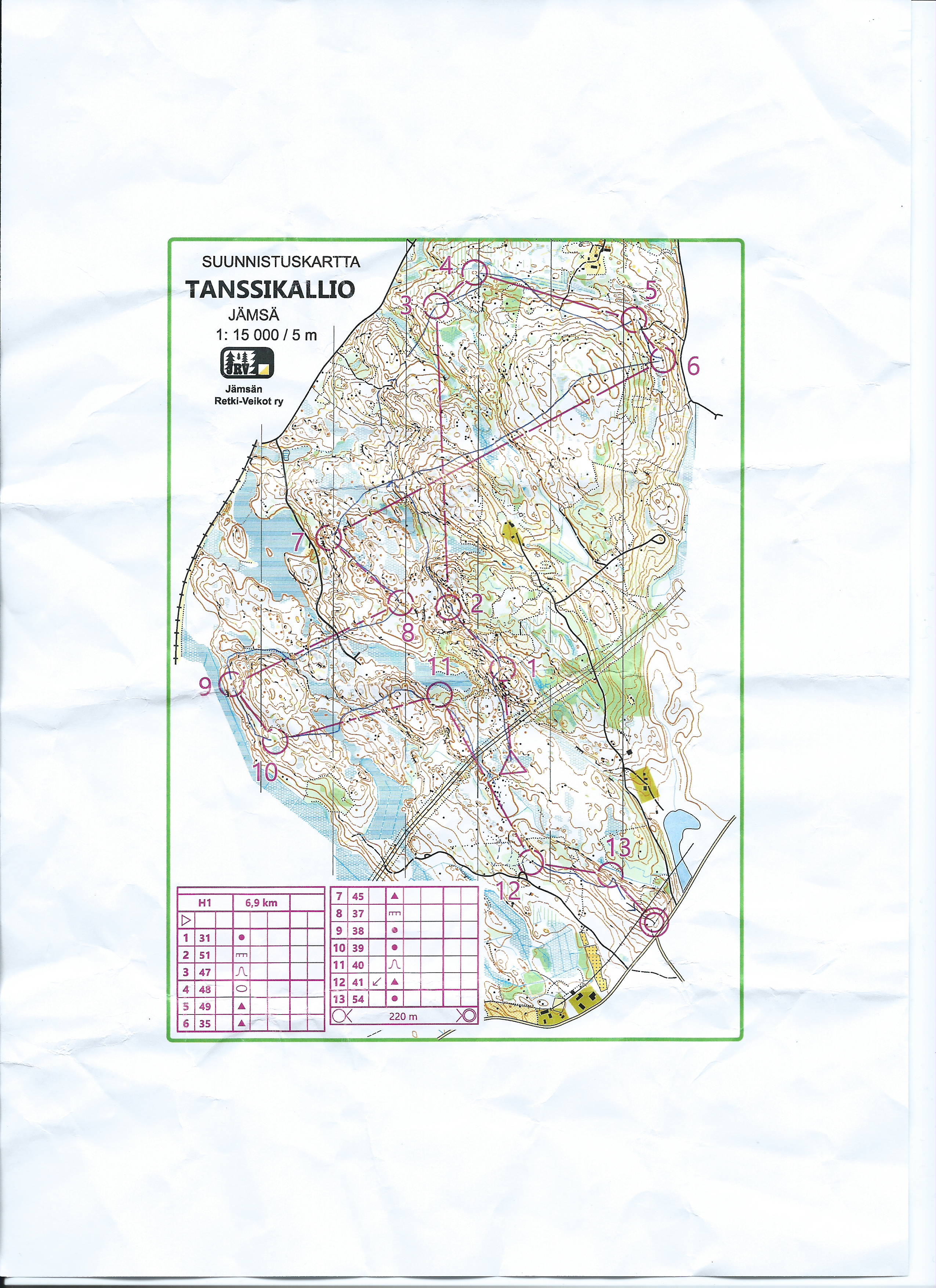 Taitoharjoitus Tanssikallio (2018-08-21)