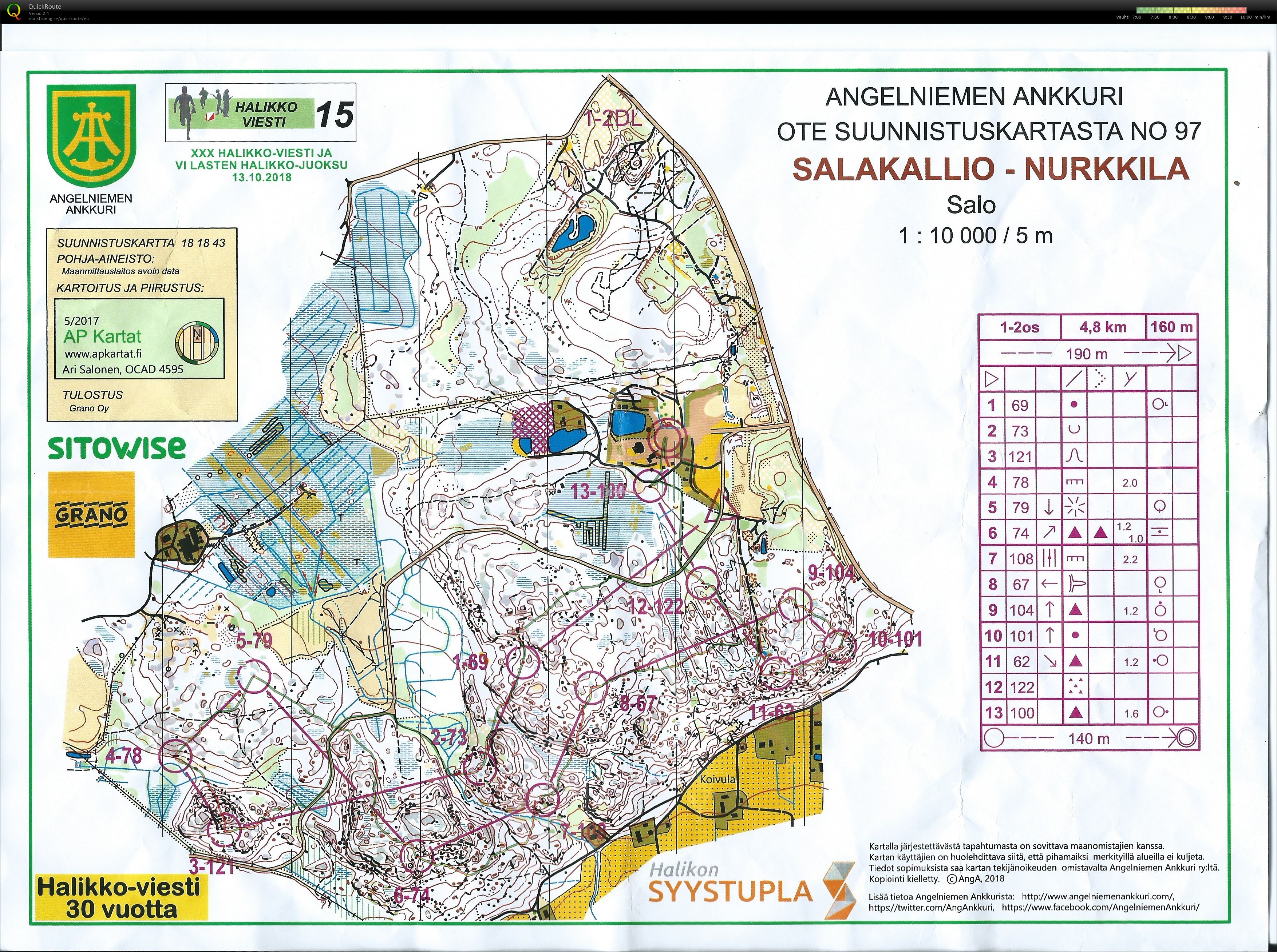 Halikko-viesti 1. osuus (13-10-2018)