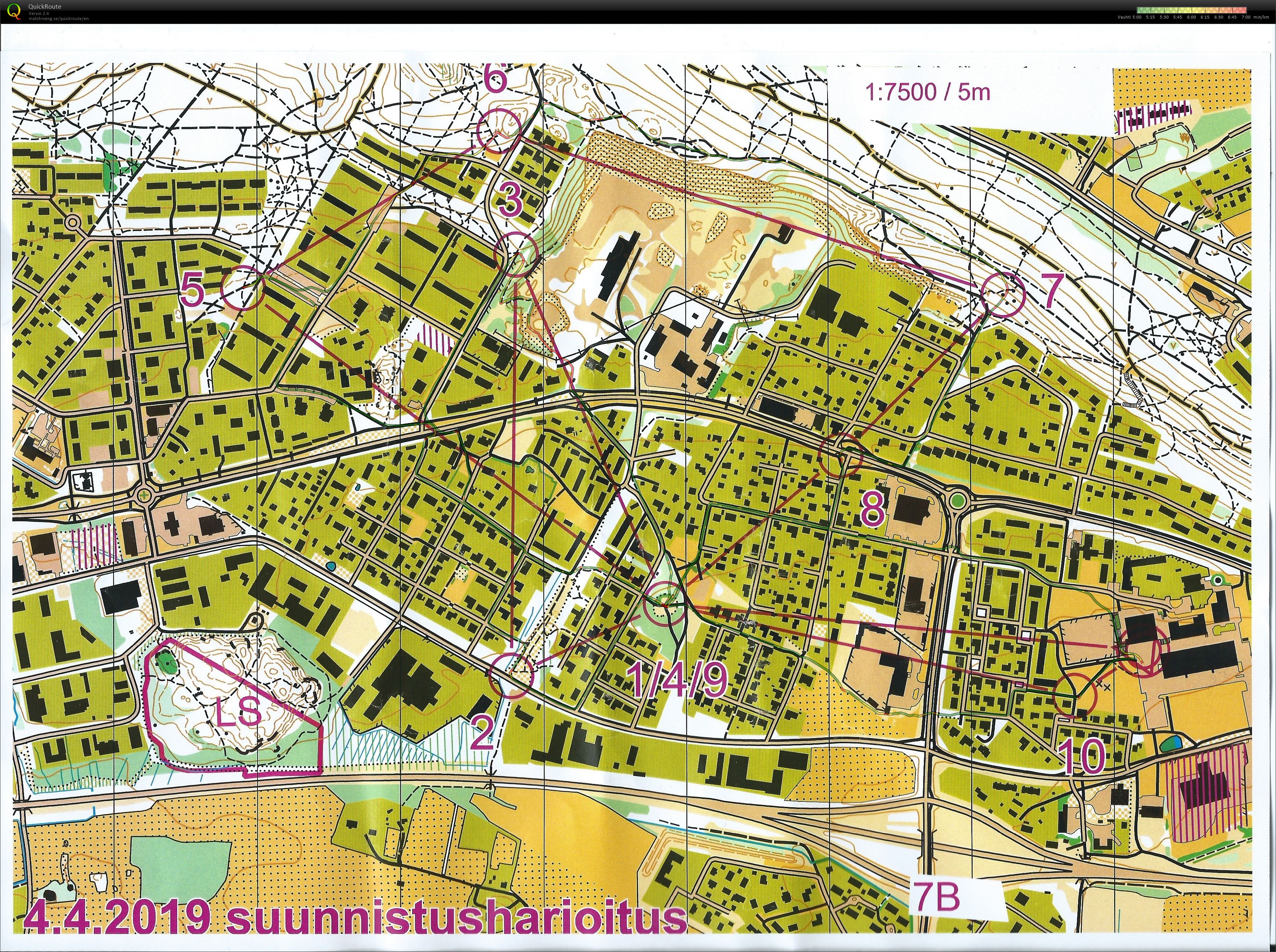 Taitoharjoitus Kangasala (04/04/2019)