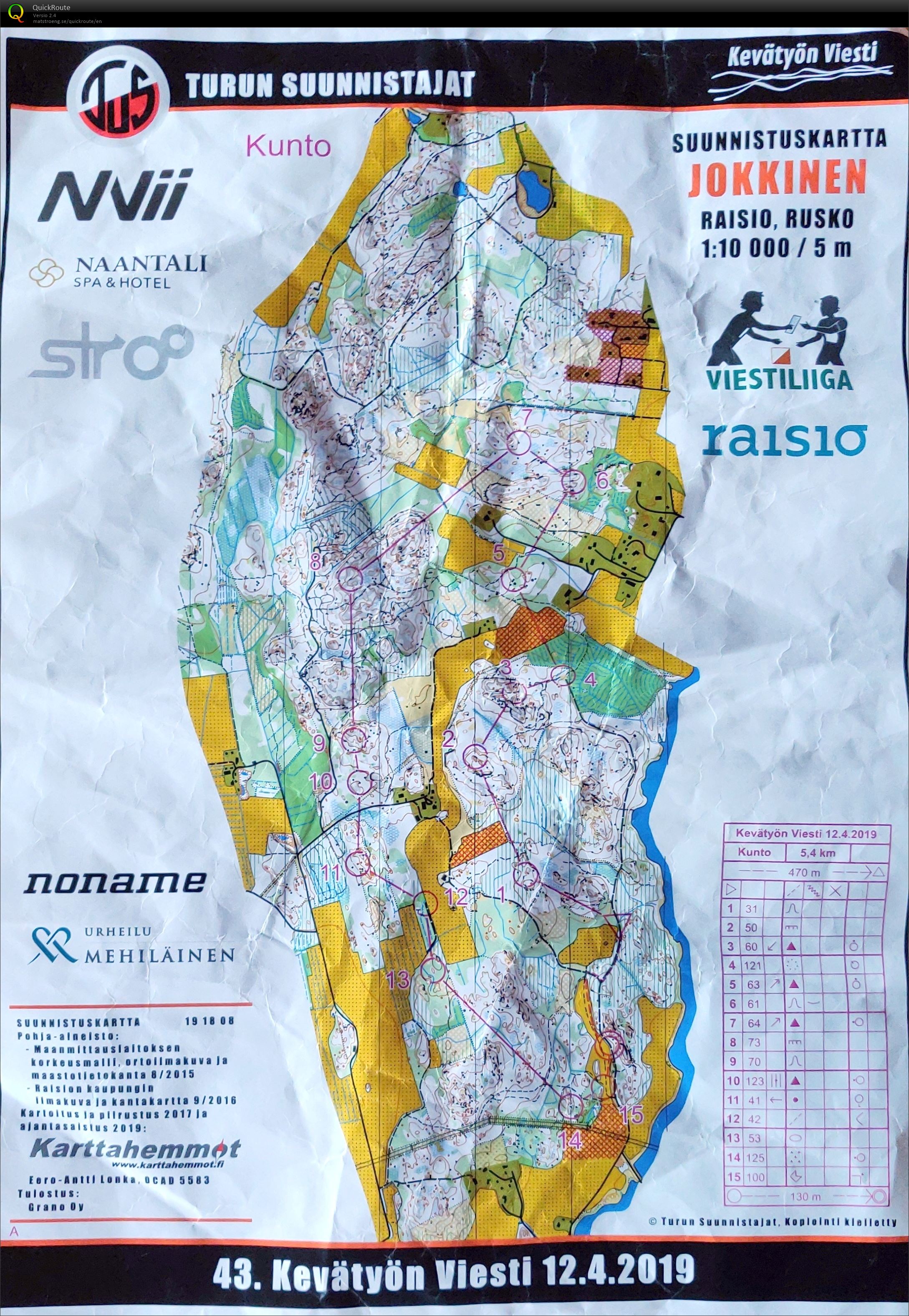 Kevätyön viesti (12/04/2019)