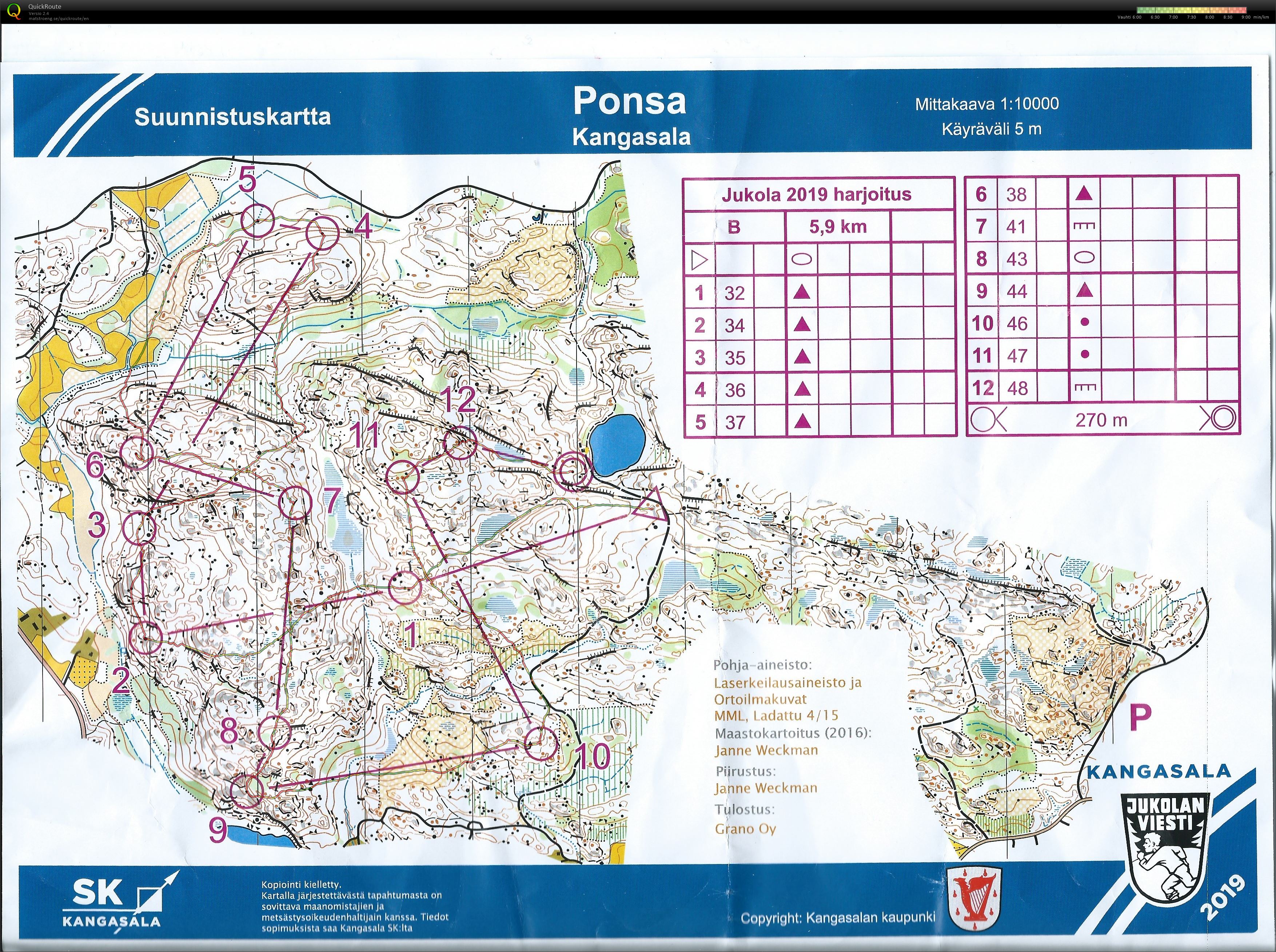 Jukolaharjoitus Ponsa (2019-05-04)