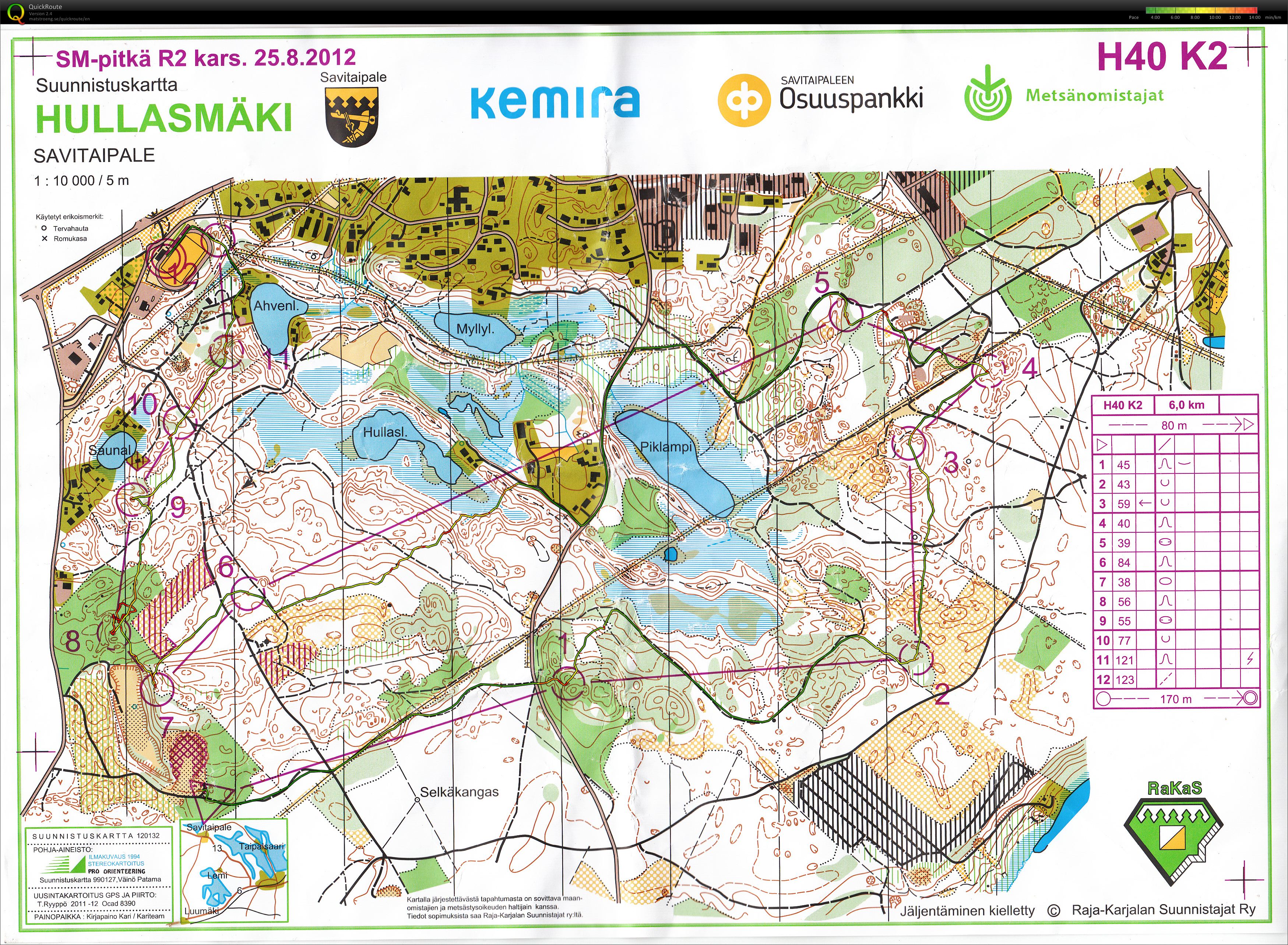SM-pitkä, karsinta, H40 K2 (25/08/2012)