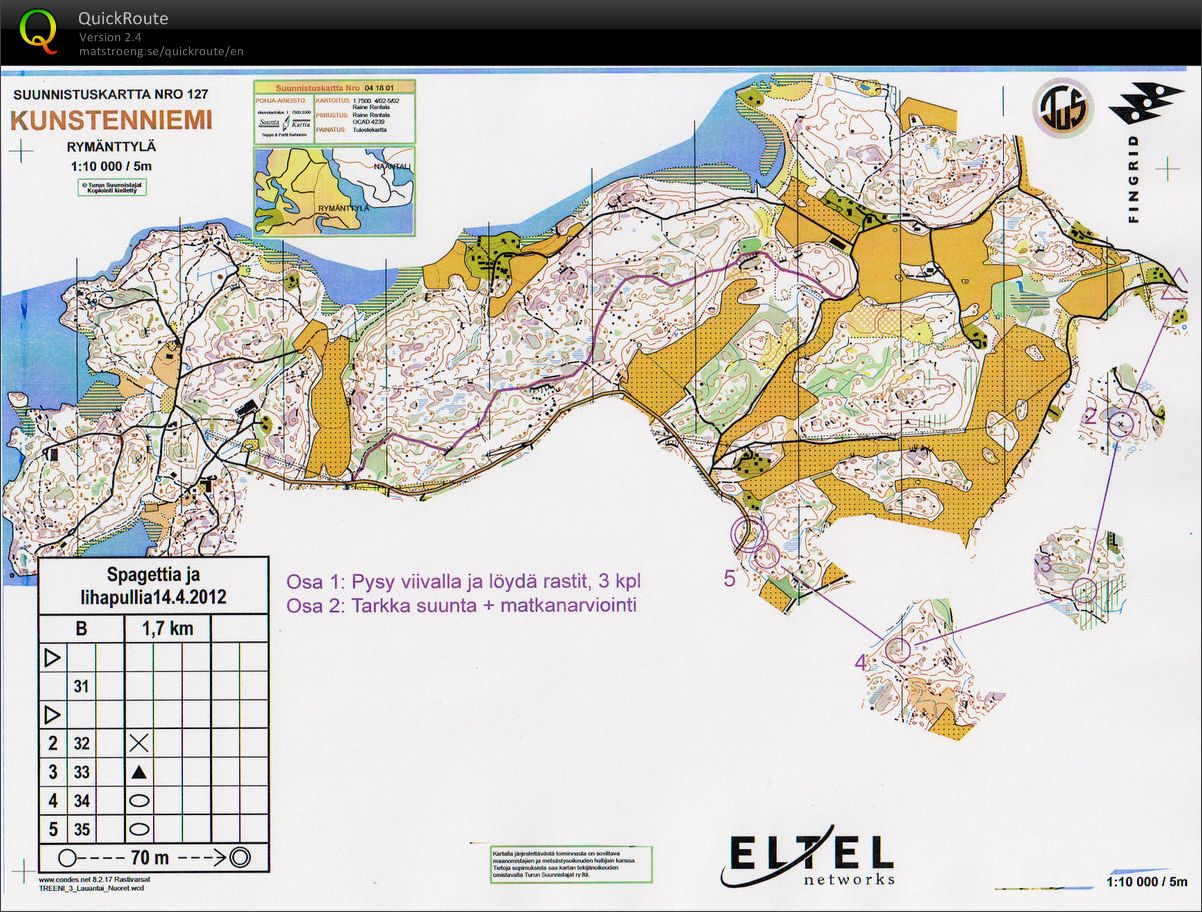 Viivaa ja suunnassakulkua (2012-04-14)