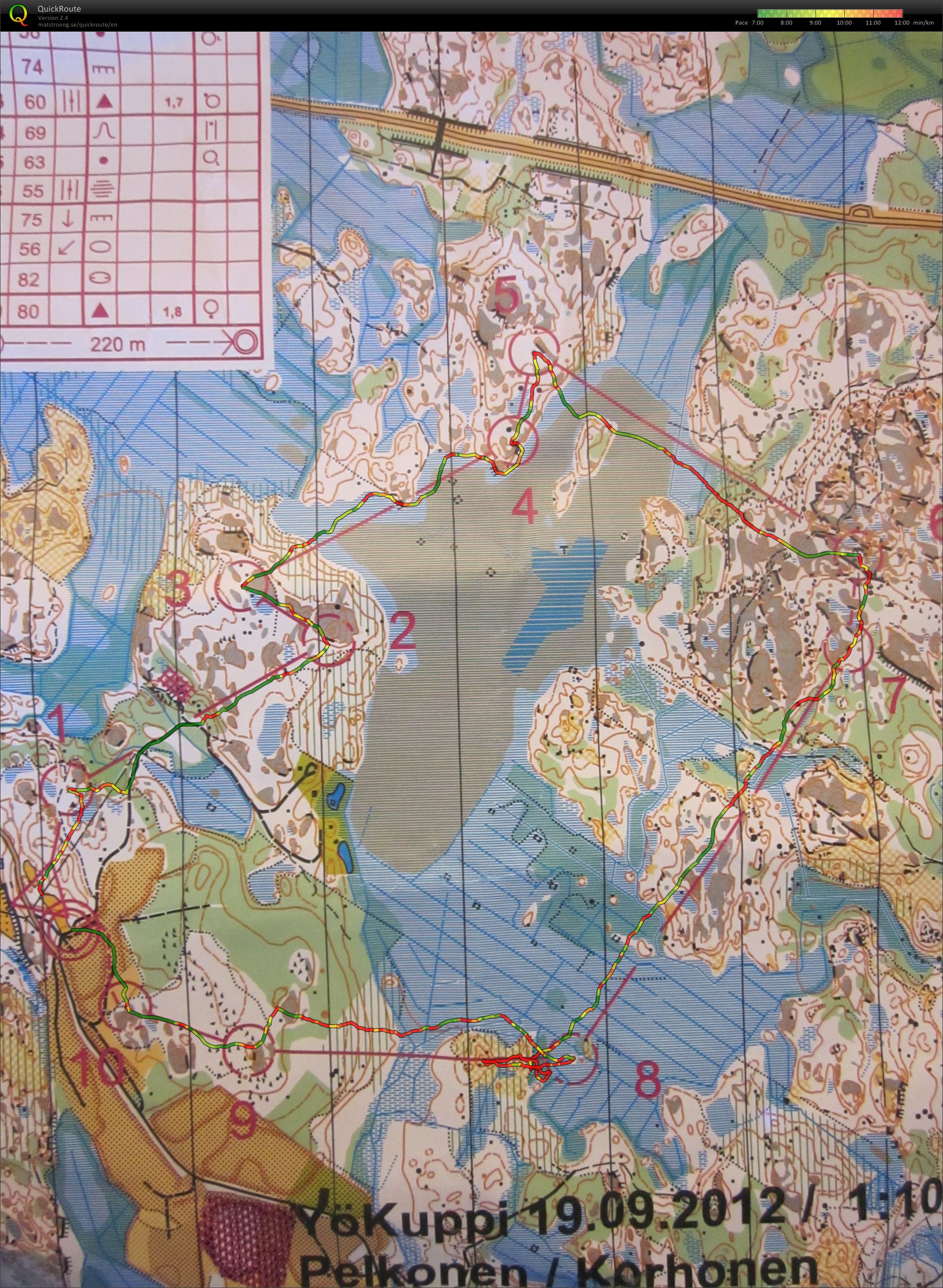 Yökuppi B-rata (19.09.2012)