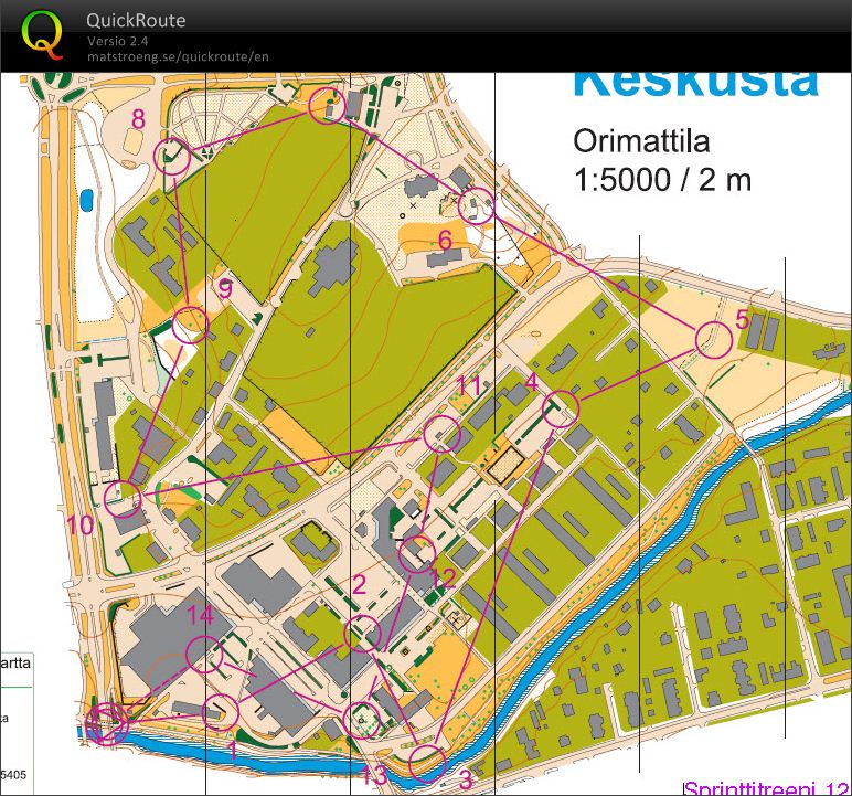 Sprinttiä Orimattilassa (12-02-2012)