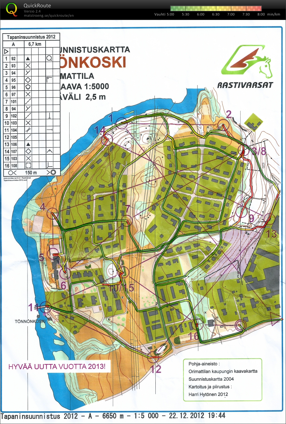 Tapaninsuunnistus (26/12/2012)