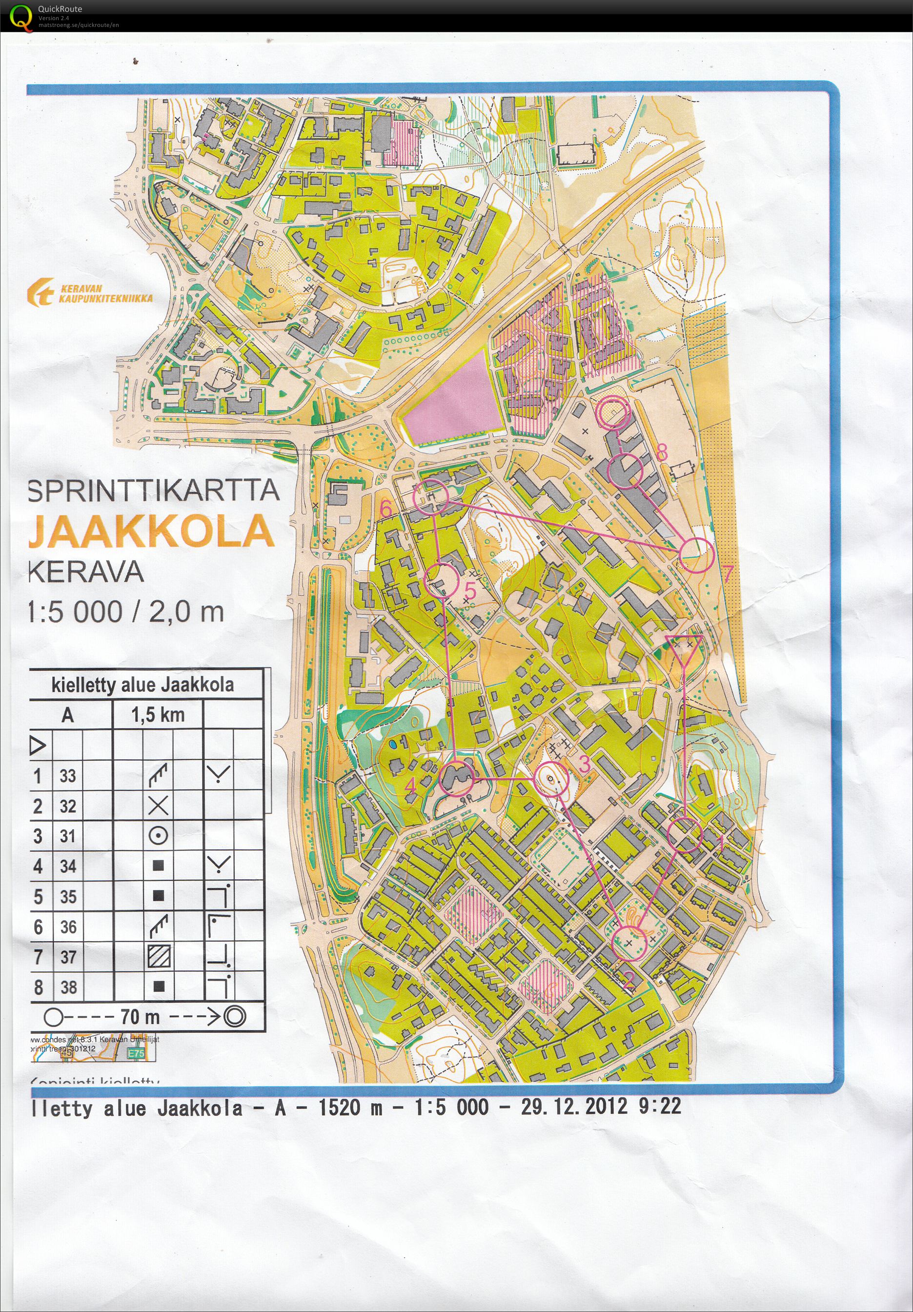 Sprinttiveto 2 Keravalla (31/12/2012)