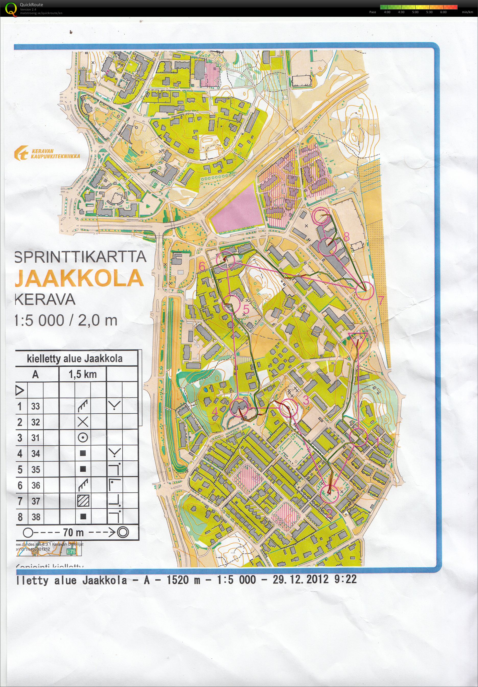 Sprinttiveto 2 Keravalla (31/12/2012)