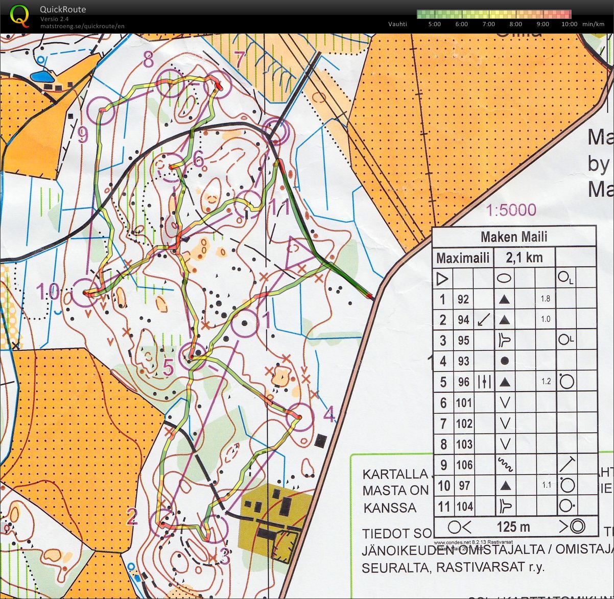 Tietävälä 1:5000 (05/05/2012)