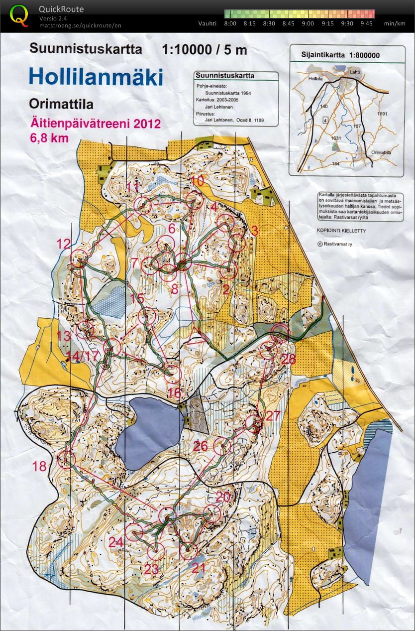 Äitienpäivätreeni Hollilanmäessä (13/05/2012)