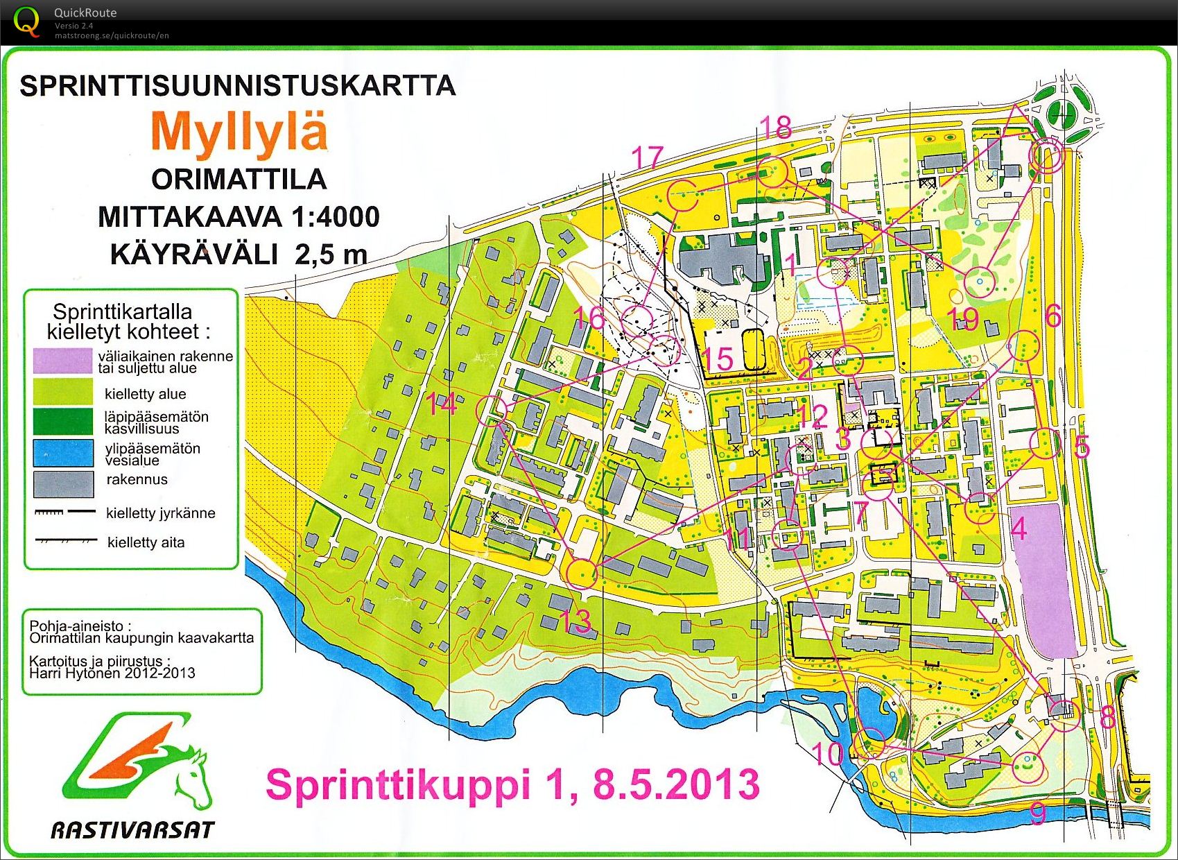 Myllylän sprintticup-rata (16.05.2013)