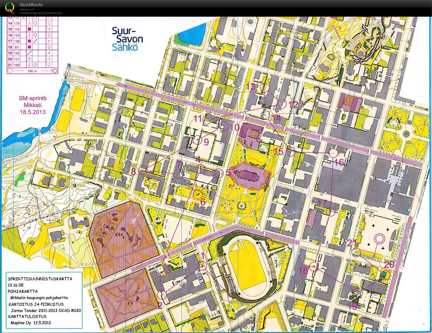 SM-sprintti (18/05/2013)