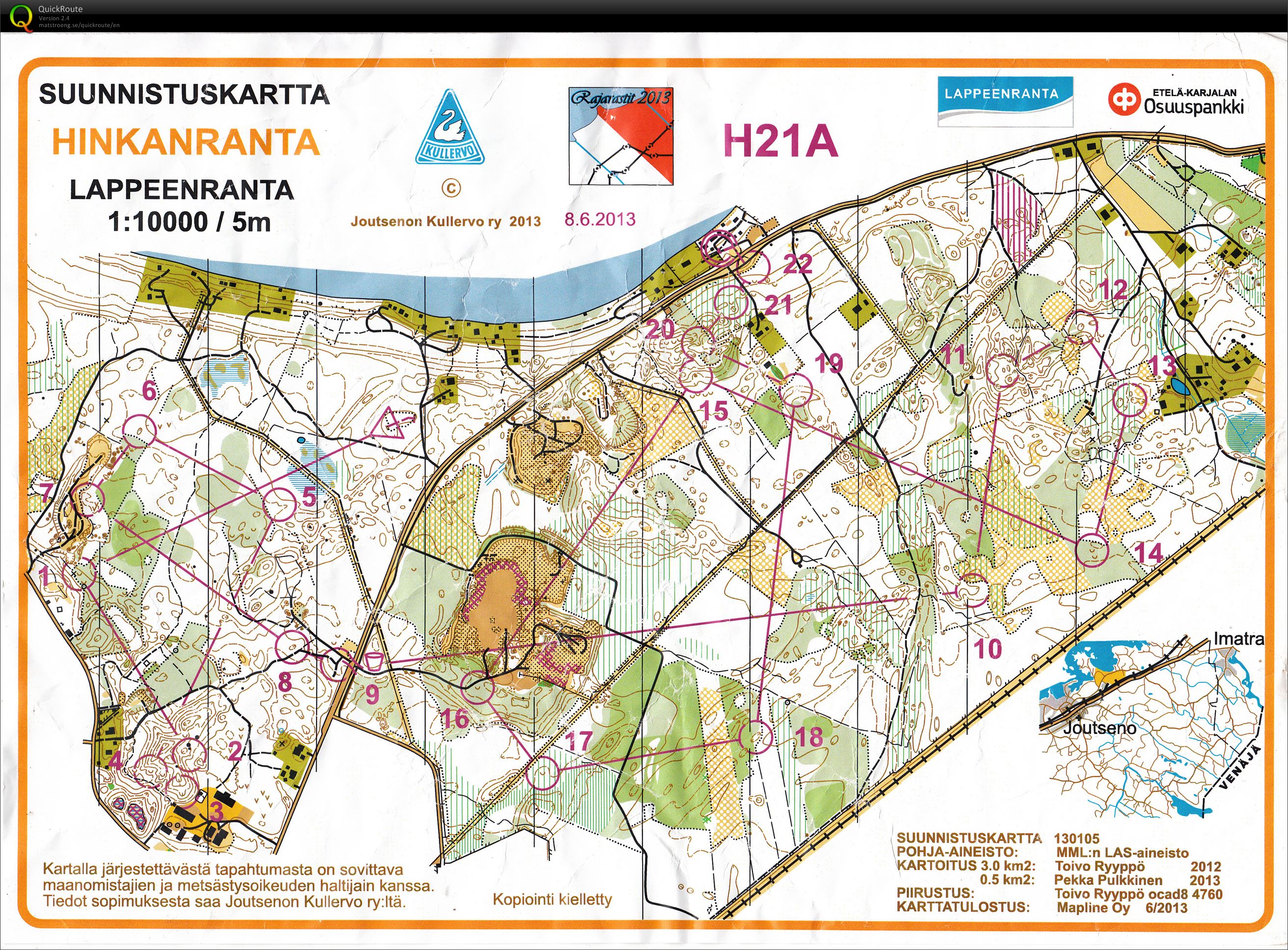 Rajarastit, 1.pv, H21A (2013-06-08)