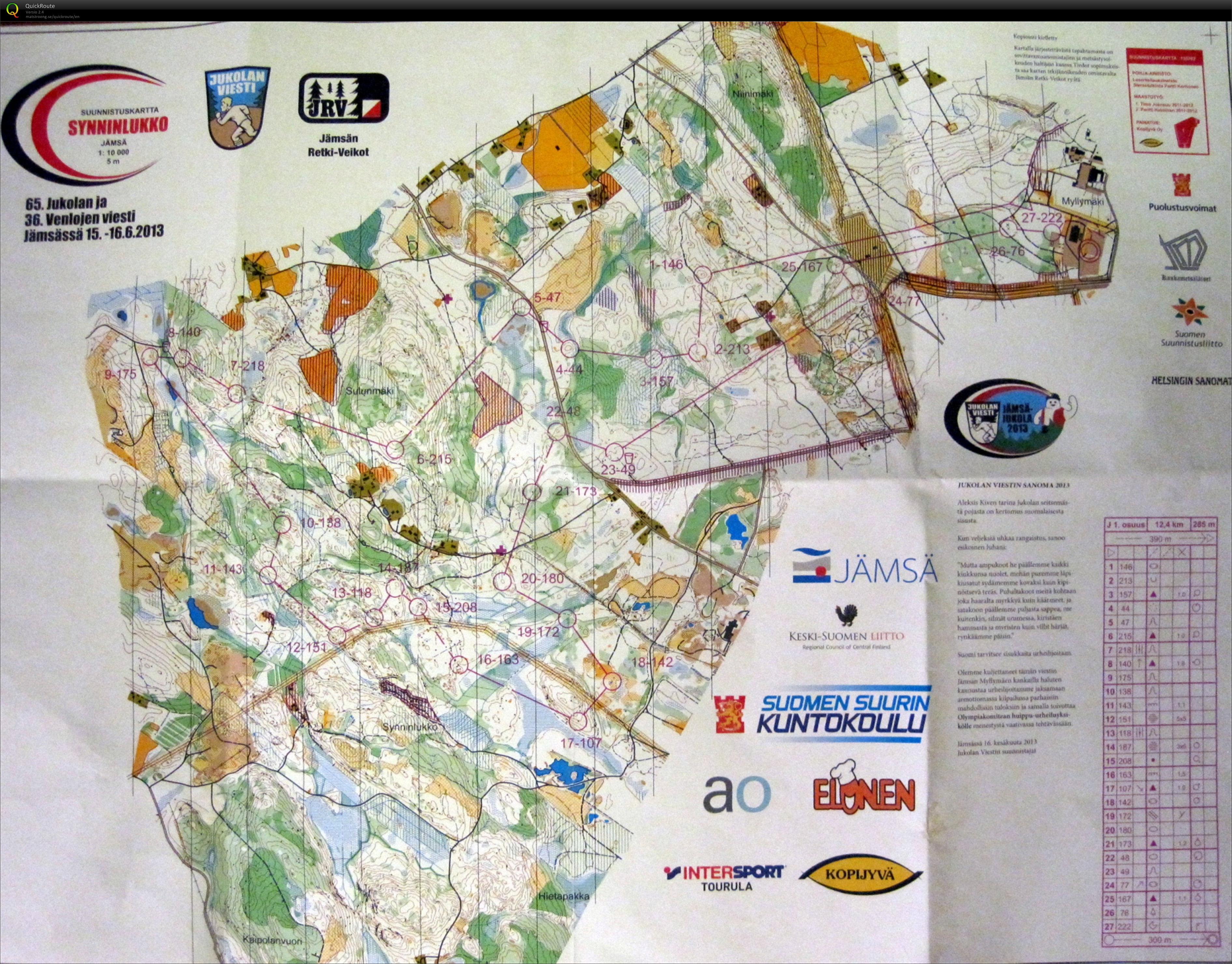 Jämsä-Jukola (15/06/2013)