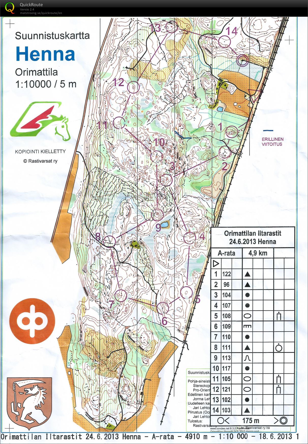 Iltarastit/ Henna (24/06/2013)