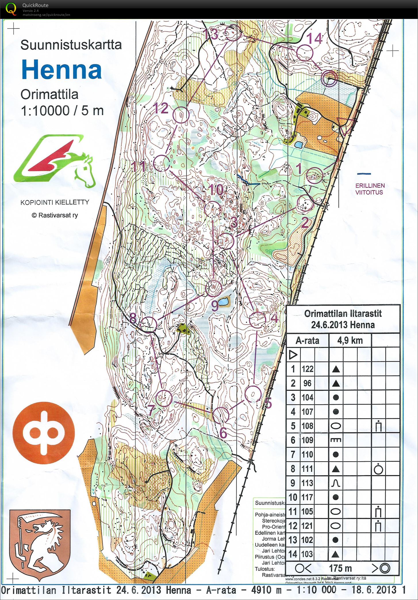 Iltarastit A-rata (2013-06-24)