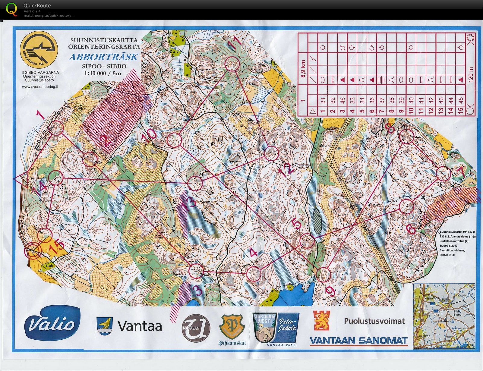 Jukola-leirin toka treeni (19-05-2012)