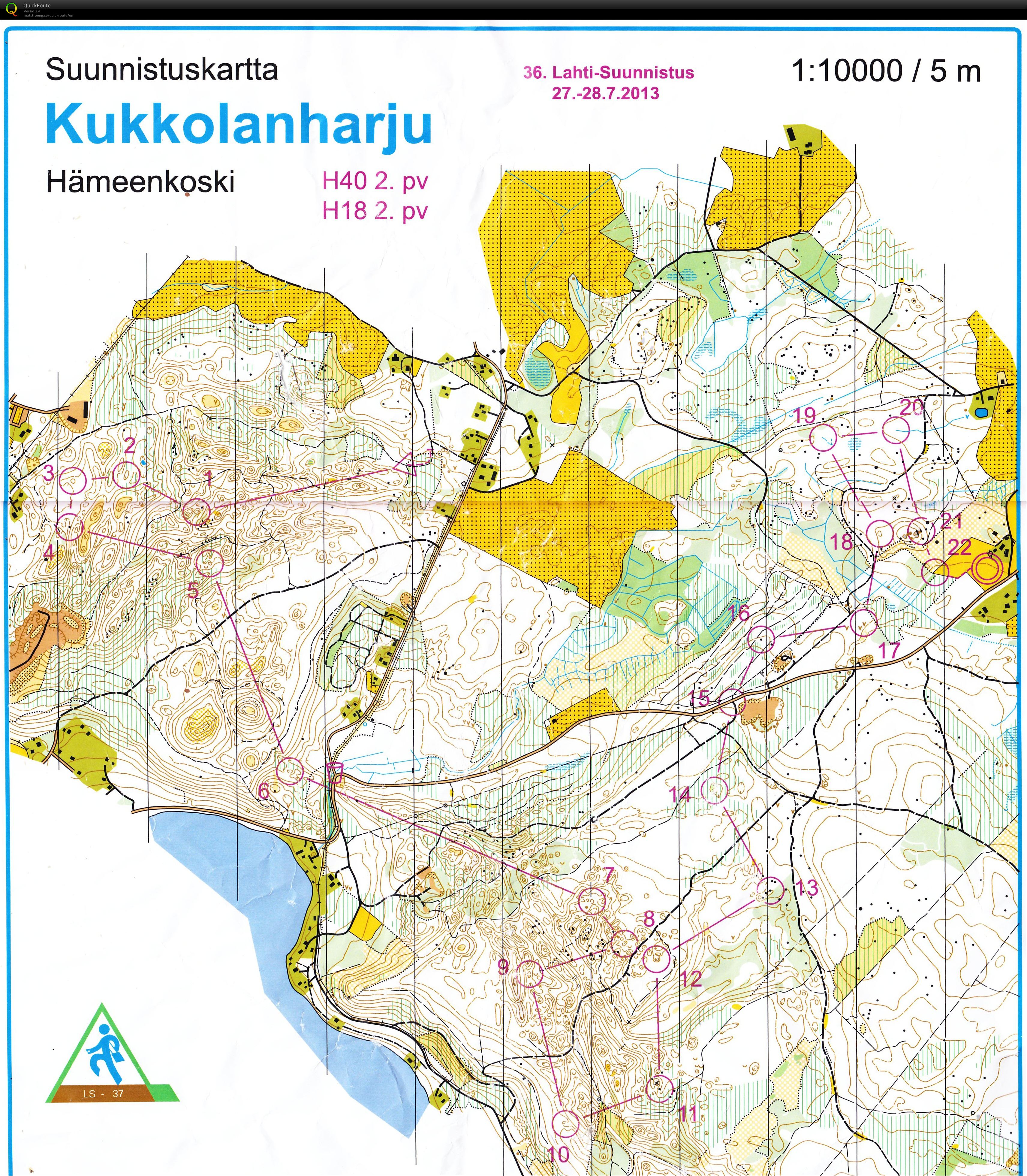 Lahtisuunnistus 2 (28/07/2013)