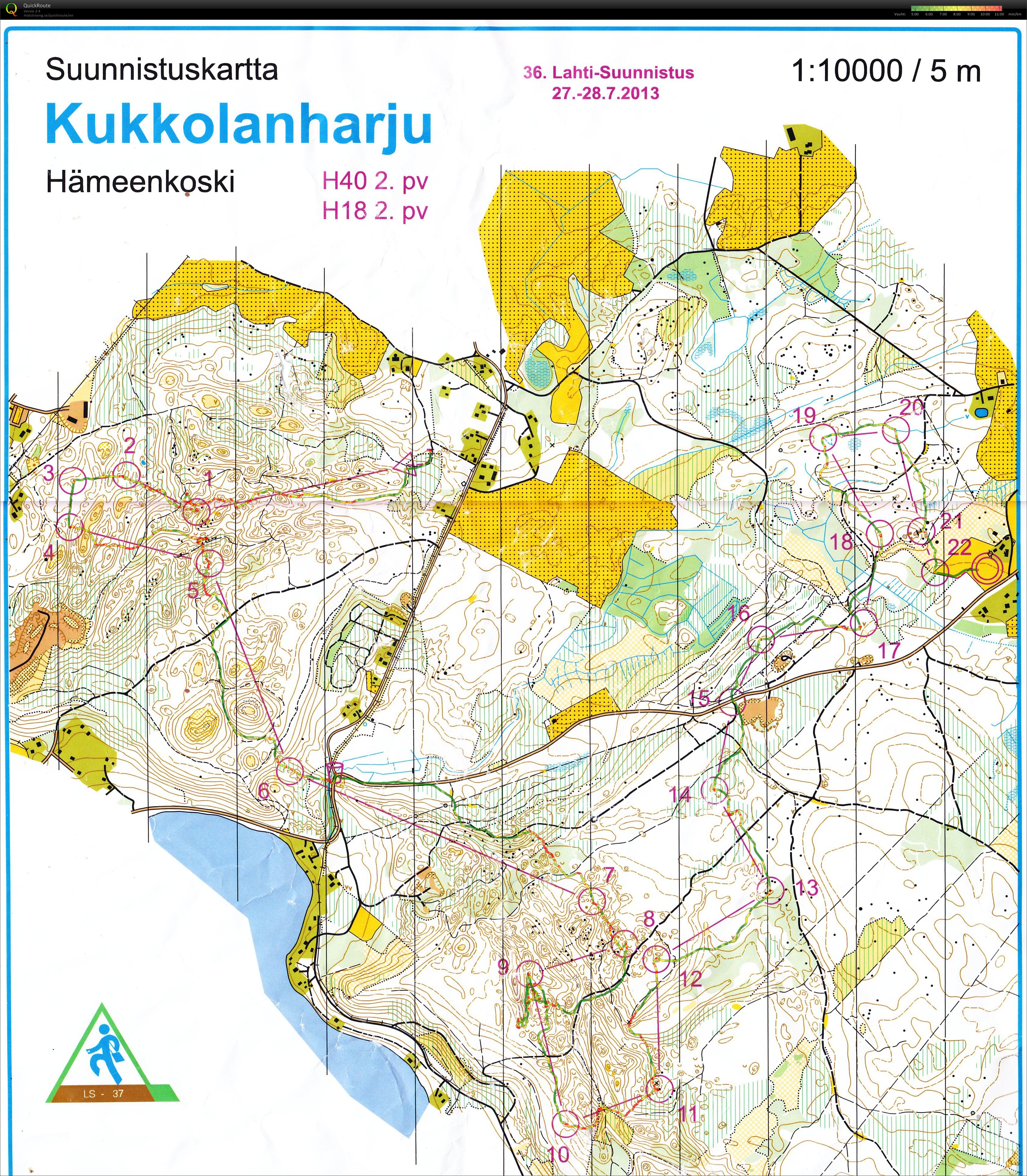 Lahtisuunnistus 2 (28/07/2013)