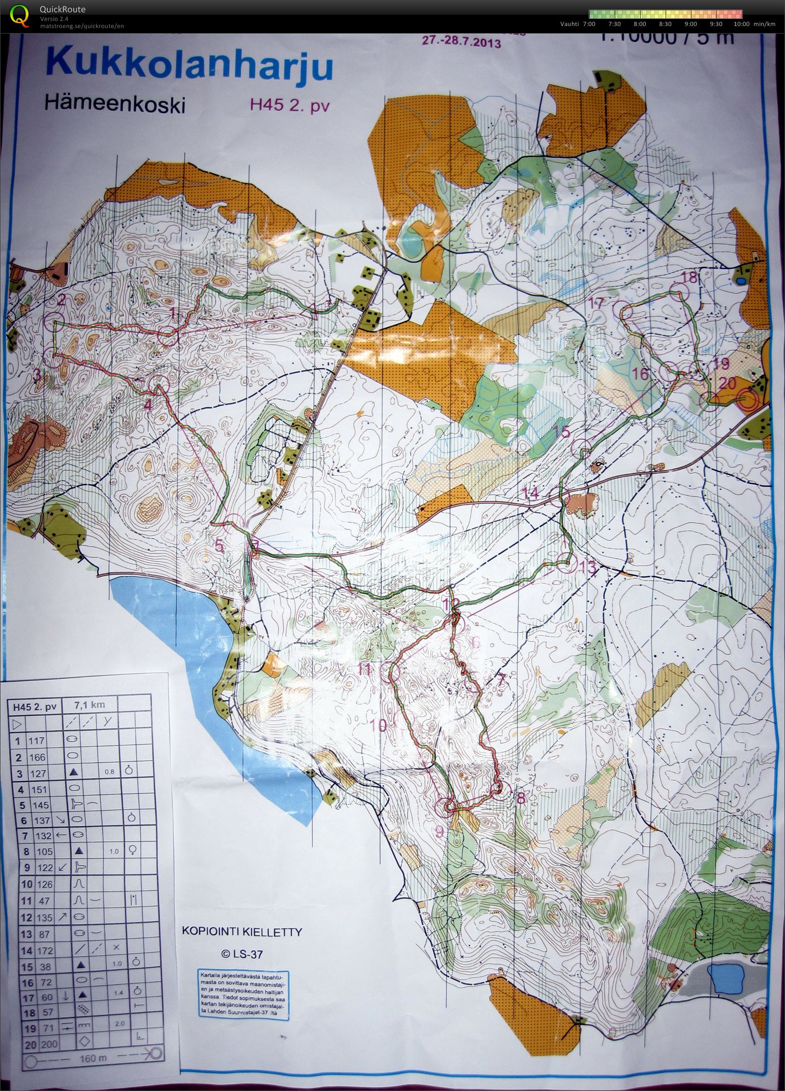 Lahti-suunnistus 2.pvä (28/07/2013)